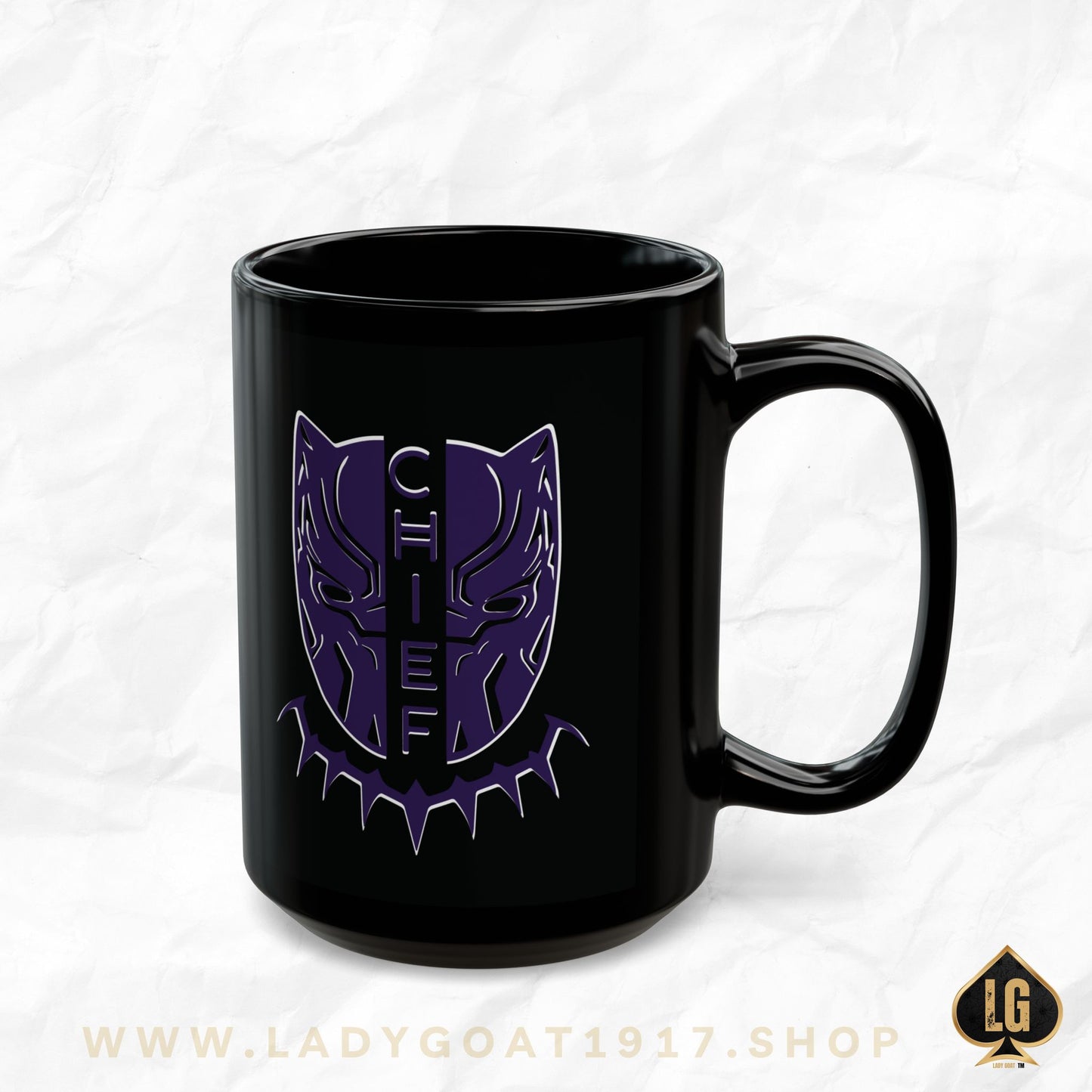Chief Forever Black Mug