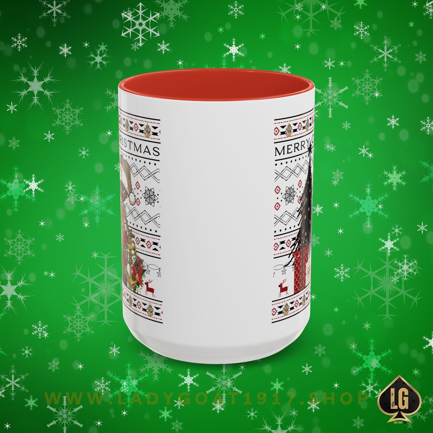 Khaki Christmas V4 15oz Mug