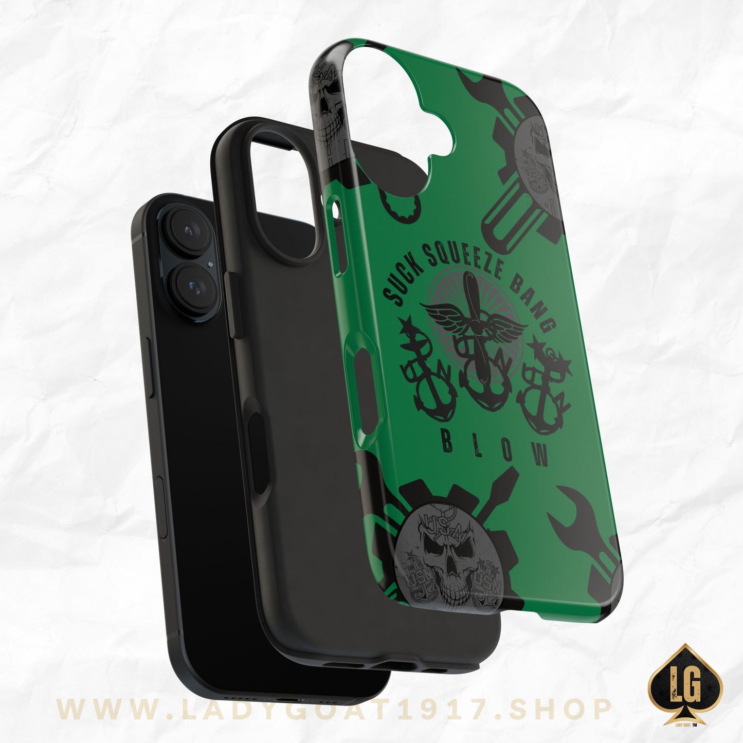 AD Mech Goat Tough Phone Cases