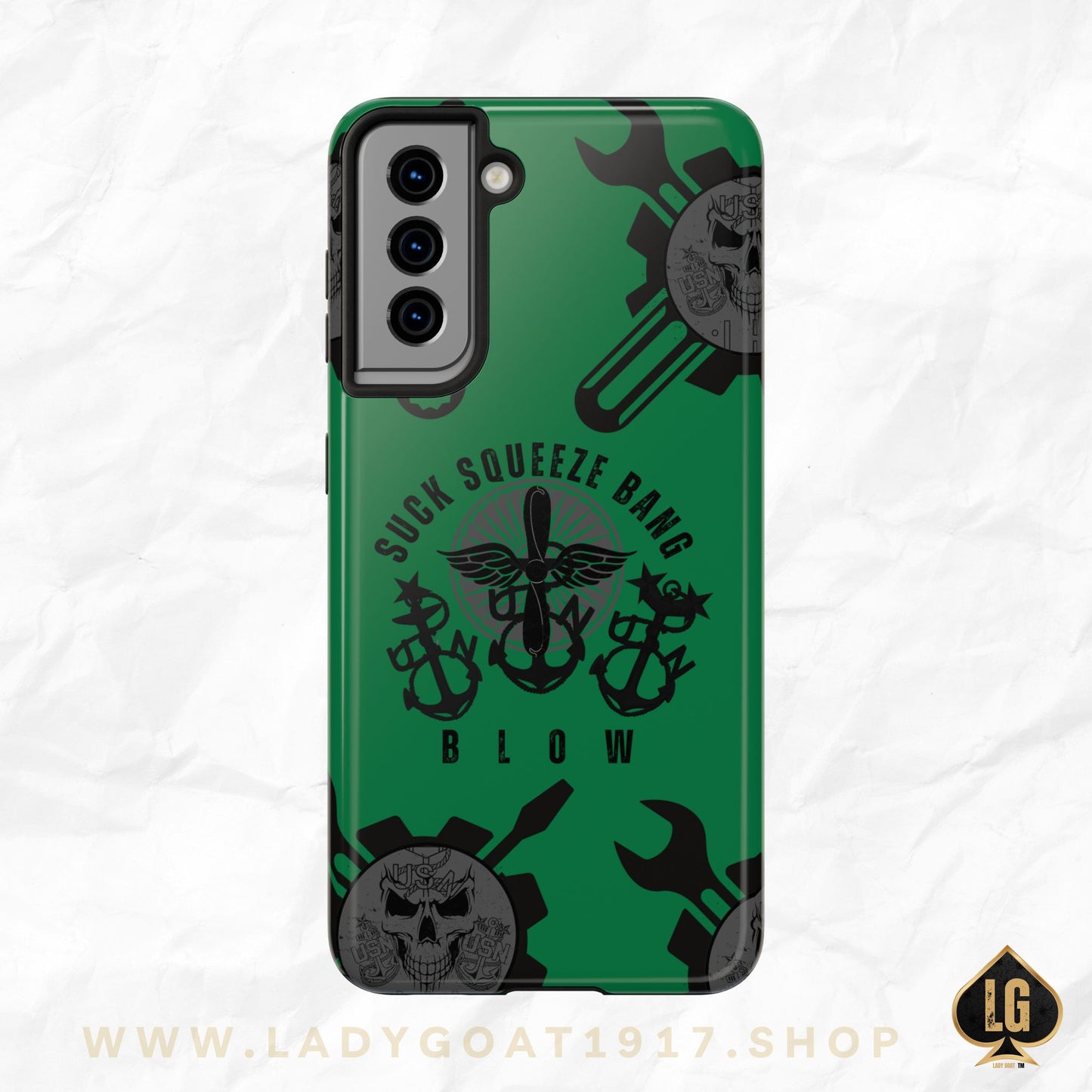 AD Mech Goat Tough Phone Cases