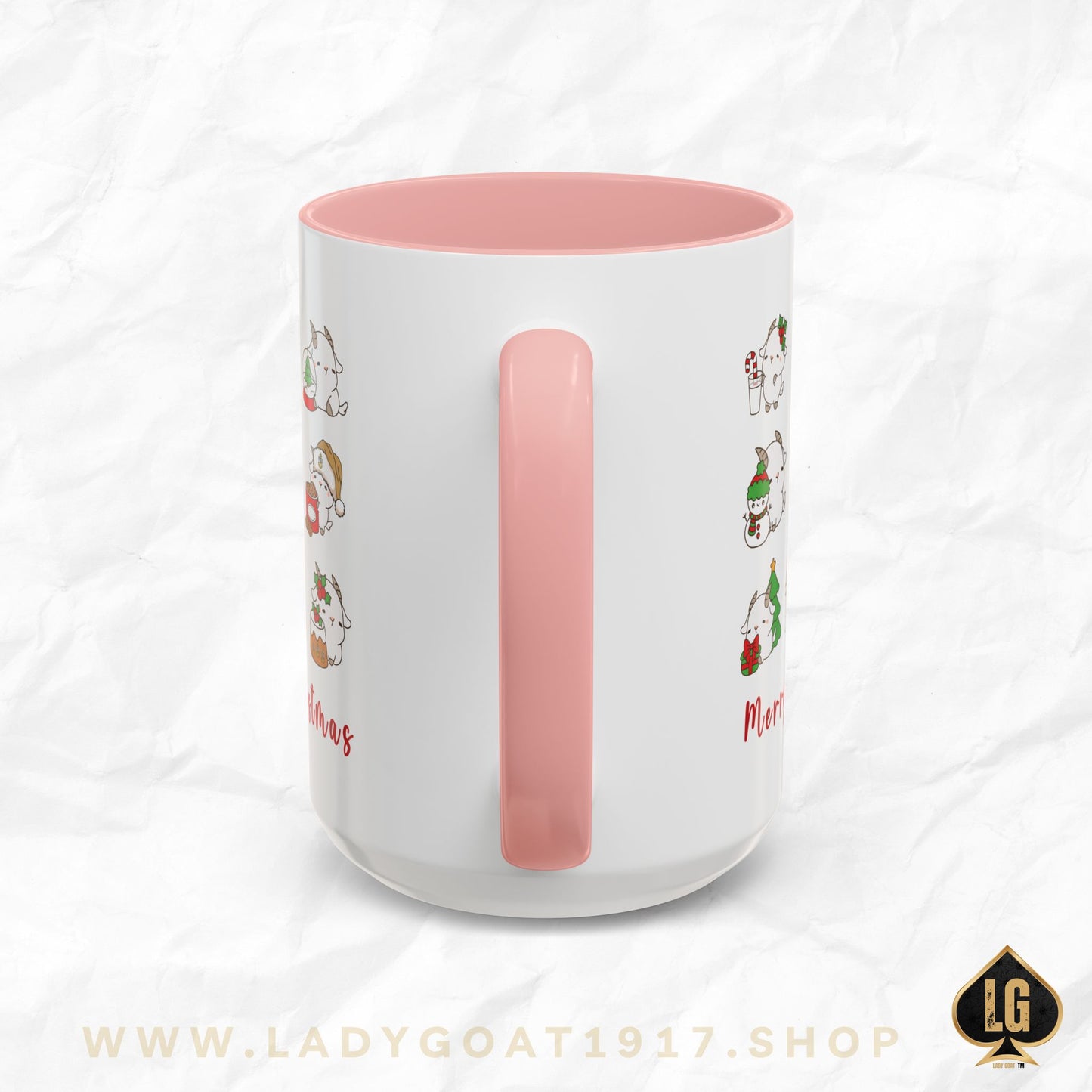 Hello Goat Christmas 15oz Mug