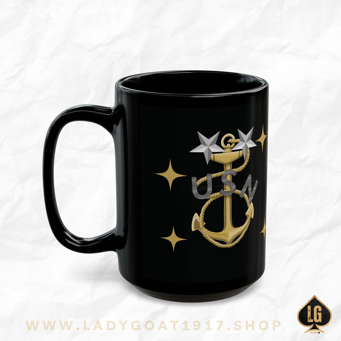MCPO Retirement Era Black Mug