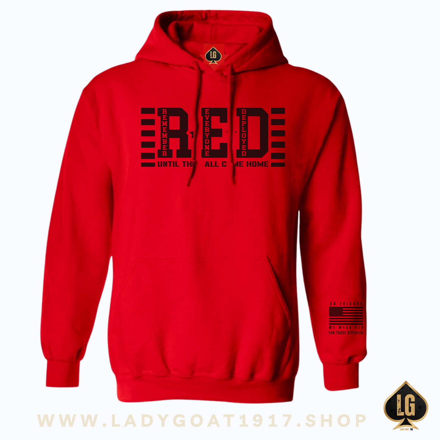 RED Unisex Hoodie