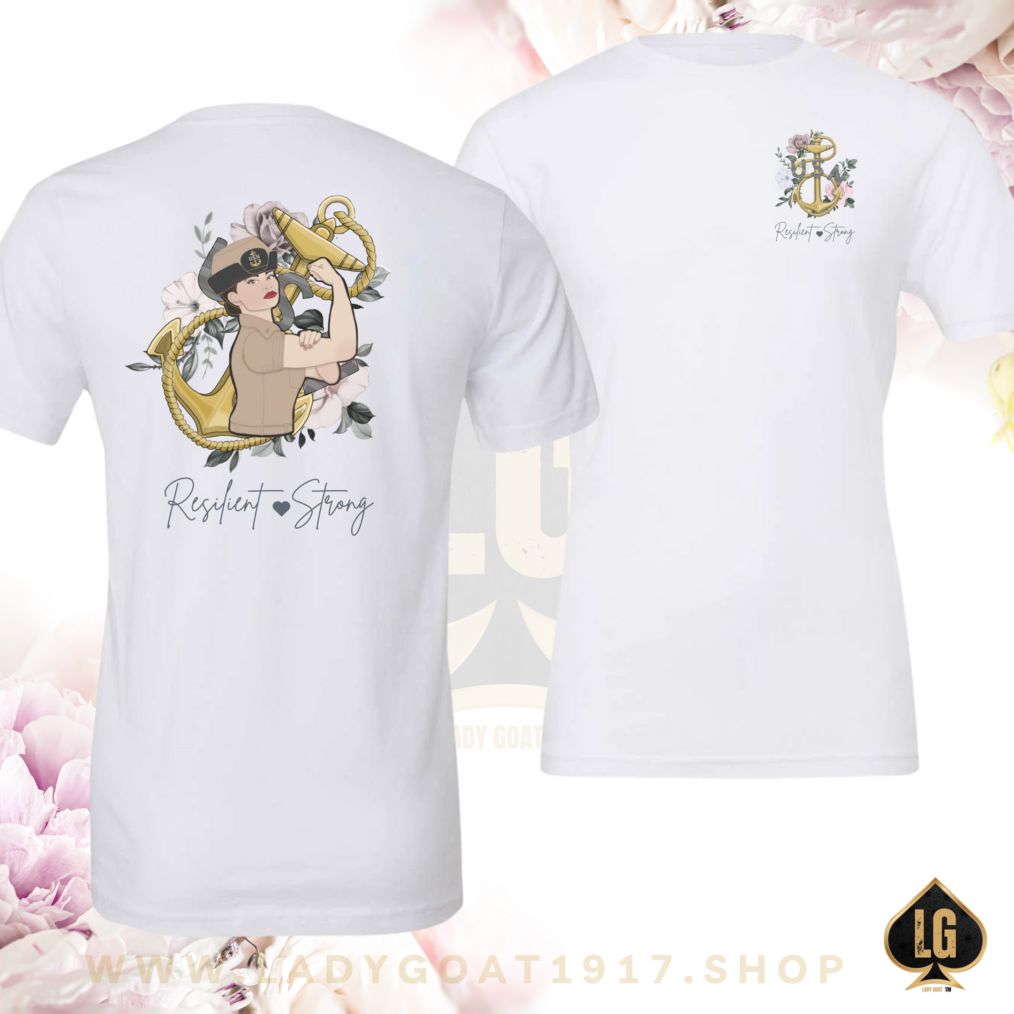 Resilient and Strong V6 Bucket Unisex Tee