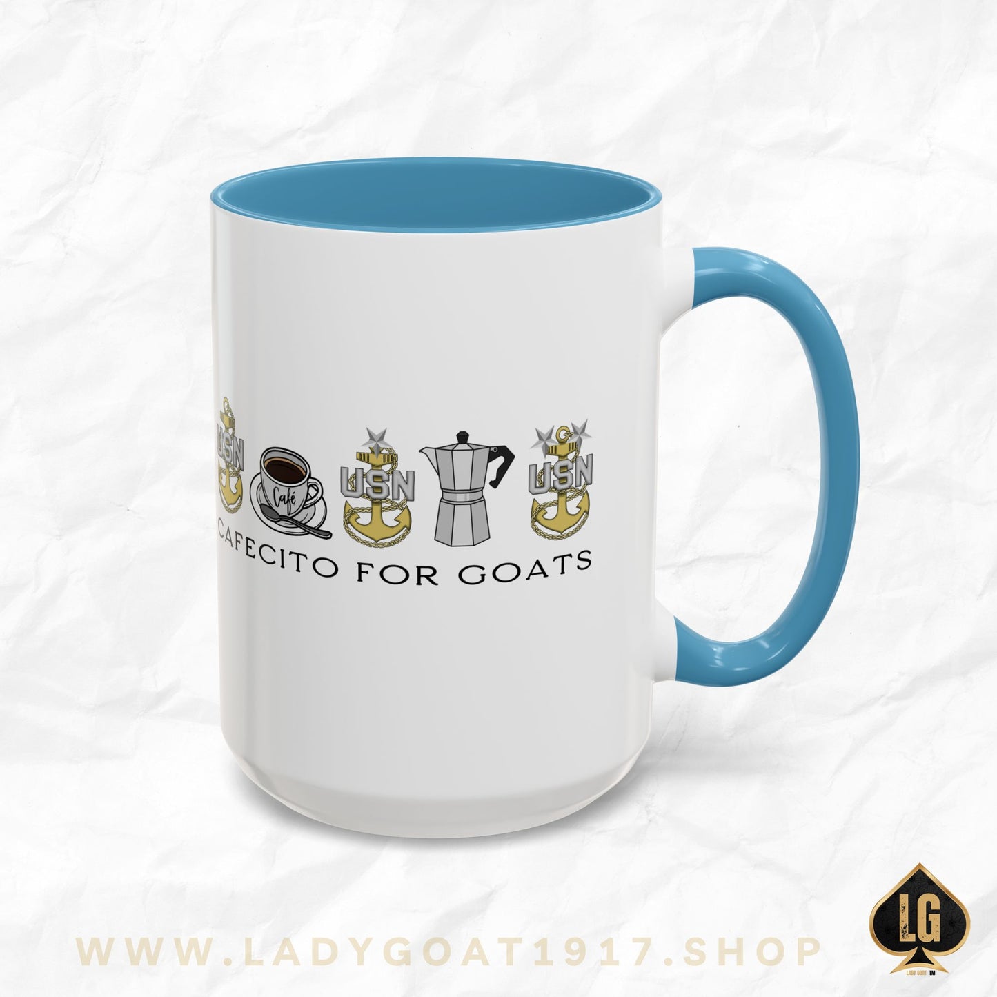 Cafecito for Goats Coffee Mug 15oz