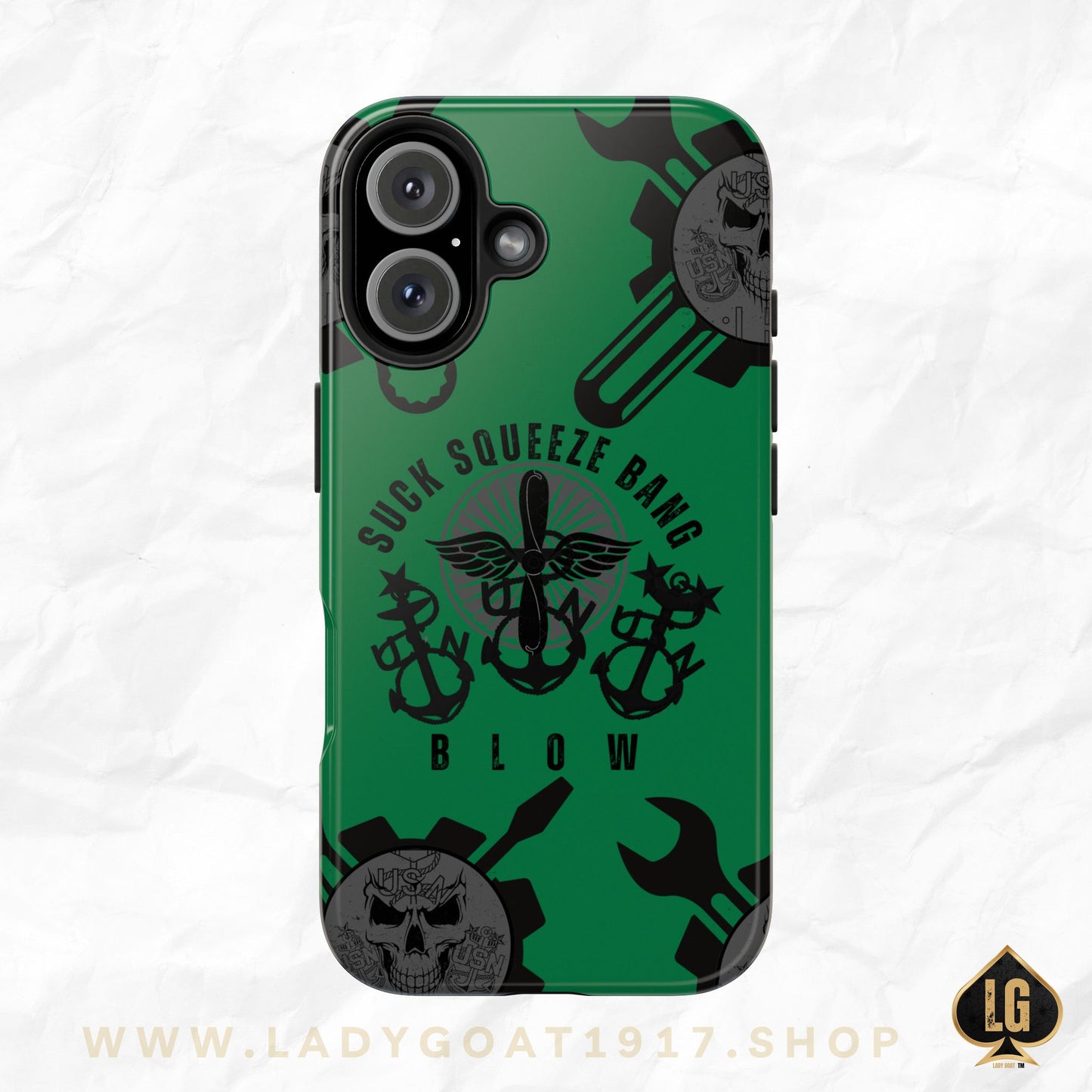 AD Mech Goat Tough Phone Cases