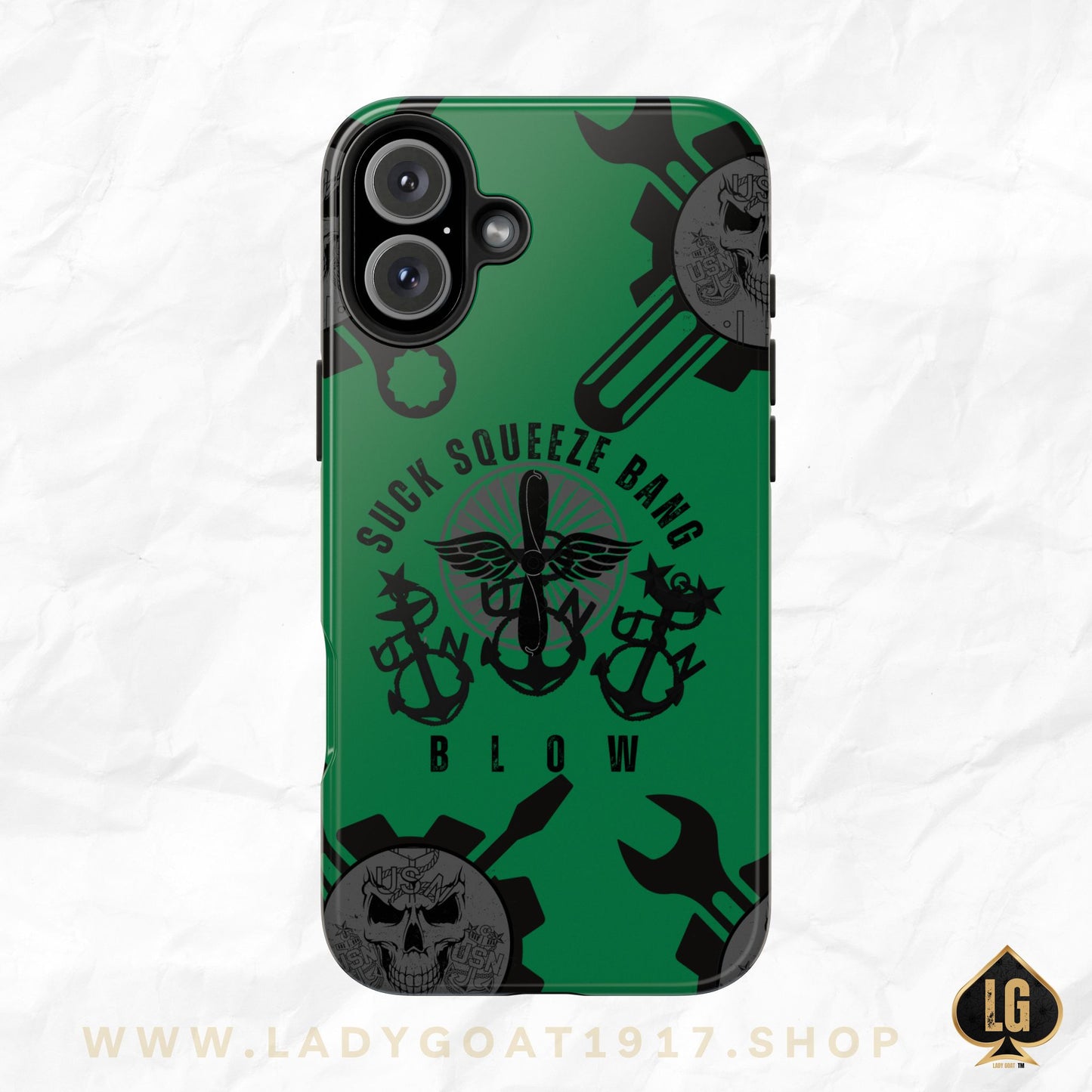 AD Mech Goat Tough Phone Cases