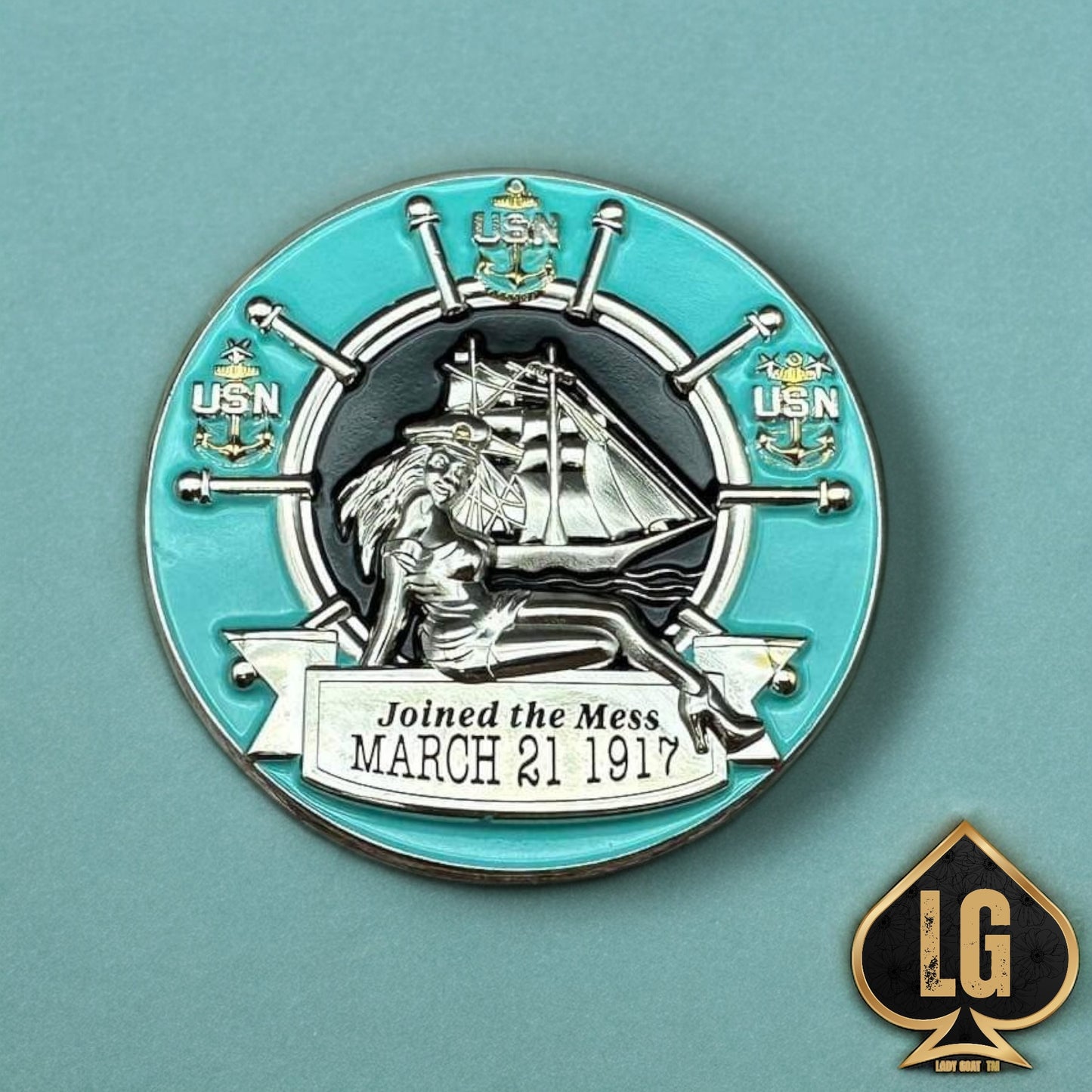 Chiefs and Coffee Challenge Coin