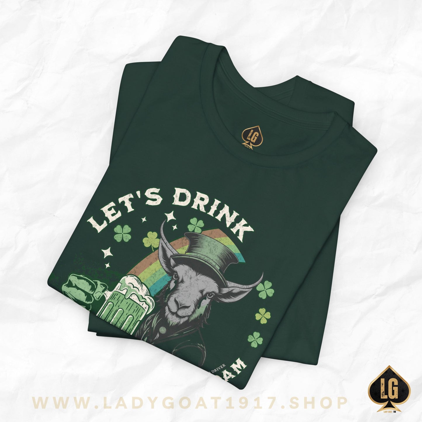 Drink to the Foam Goat Unisex Tee