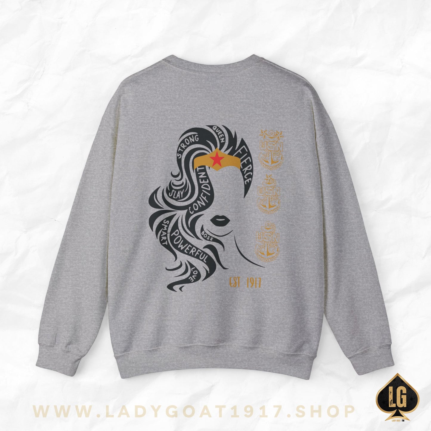 WW O.G Long Hair Unisex Crewneck Sweater