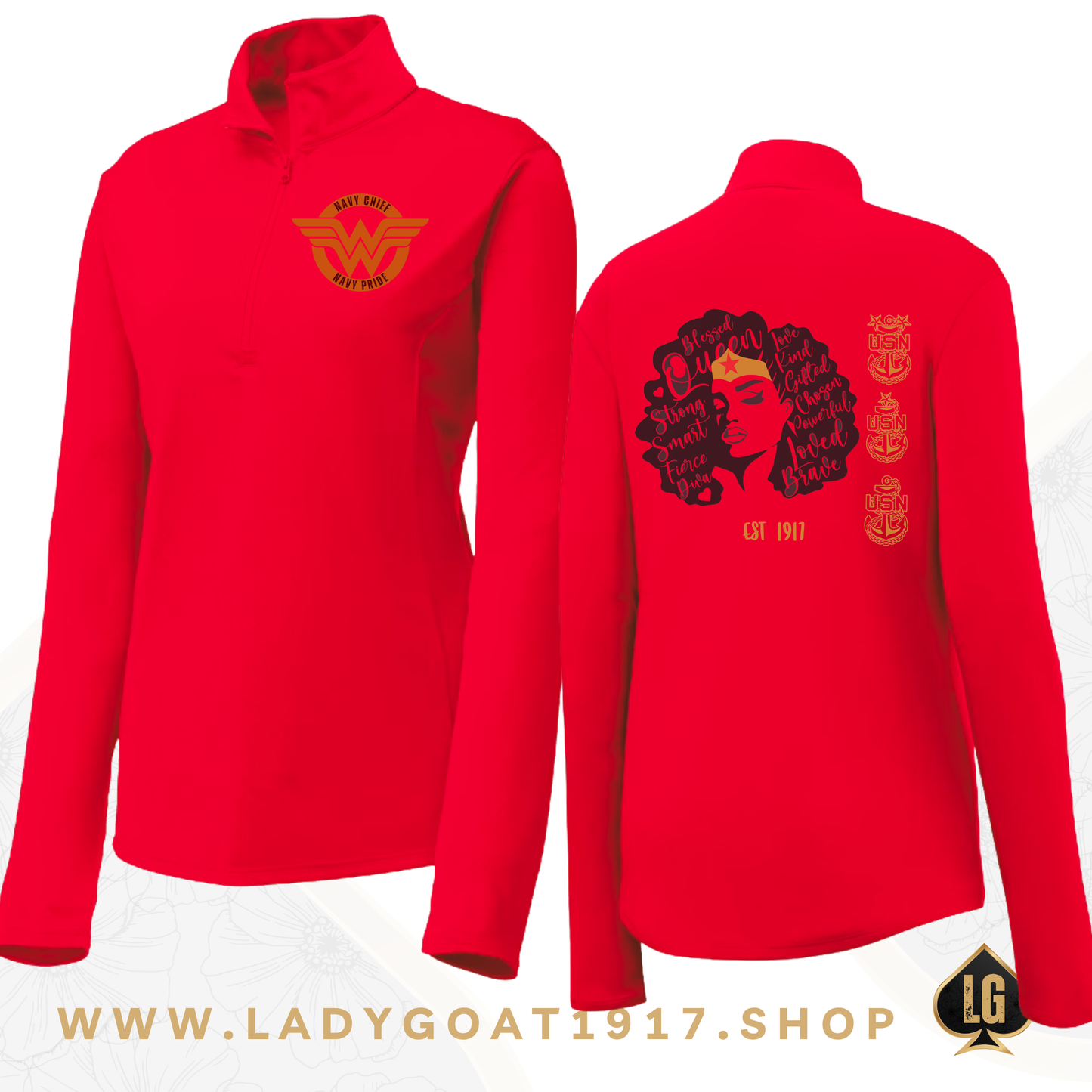 SPRING SALE 1/4 ZIP UP WW OG DIVA