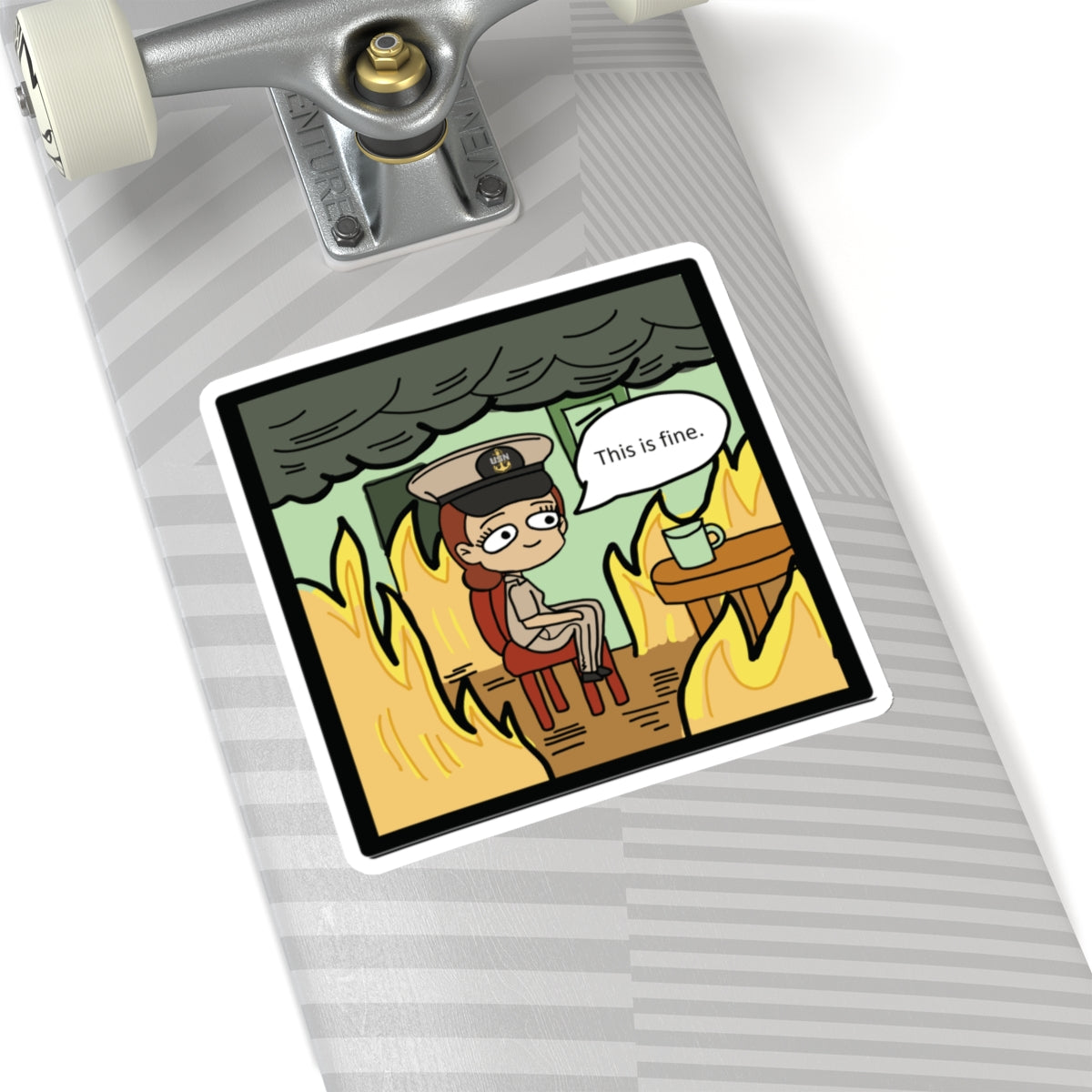 This is Fine ! V3 CPO Stickers