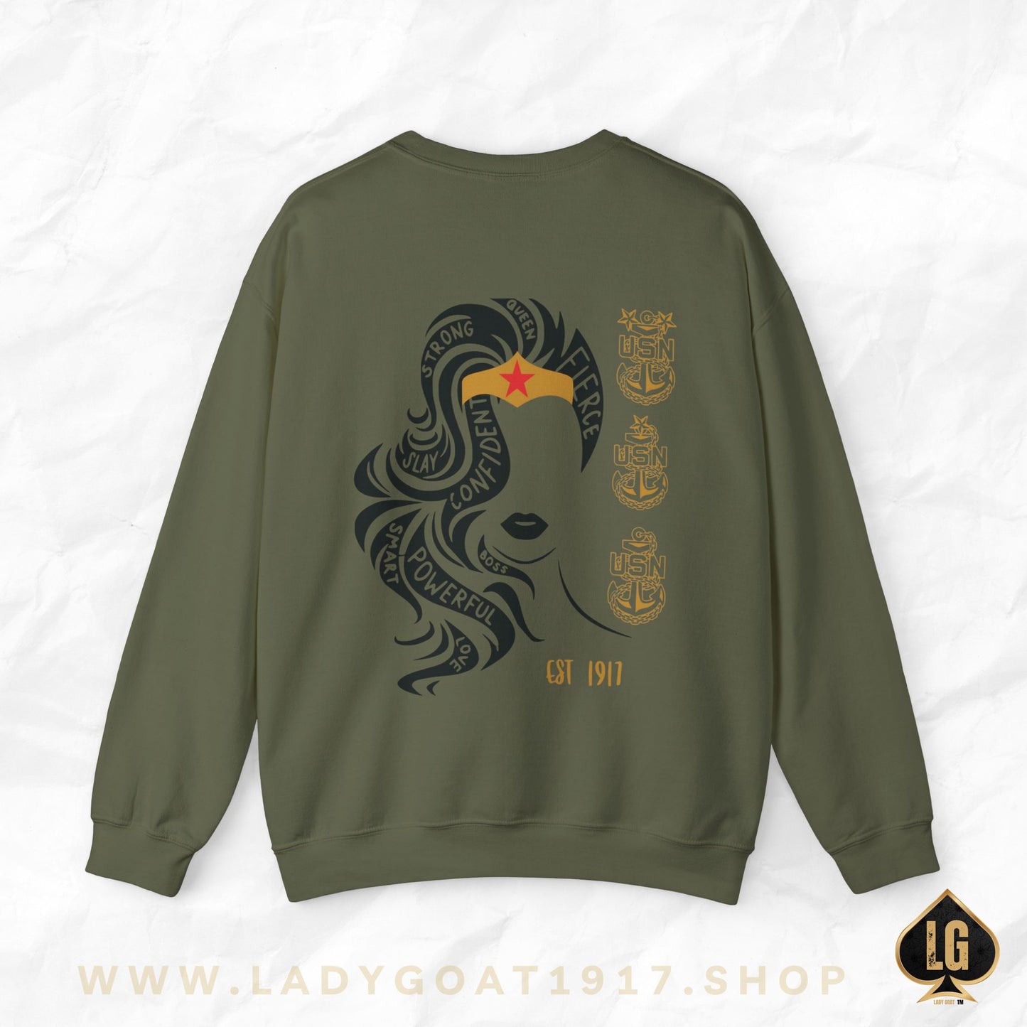 WW O.G Long Hair Unisex Crewneck Sweater