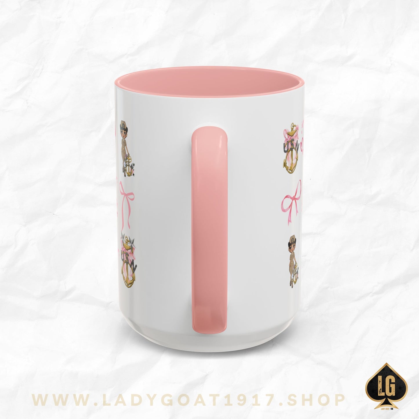 Lady Goat Coquette V7 Accent Coffee Mug 15oz