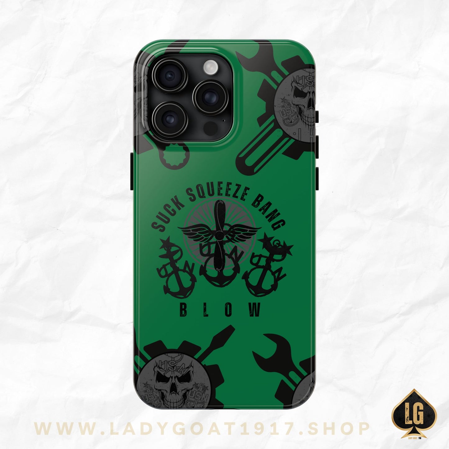 AD Mech Goat Tough Phone Cases