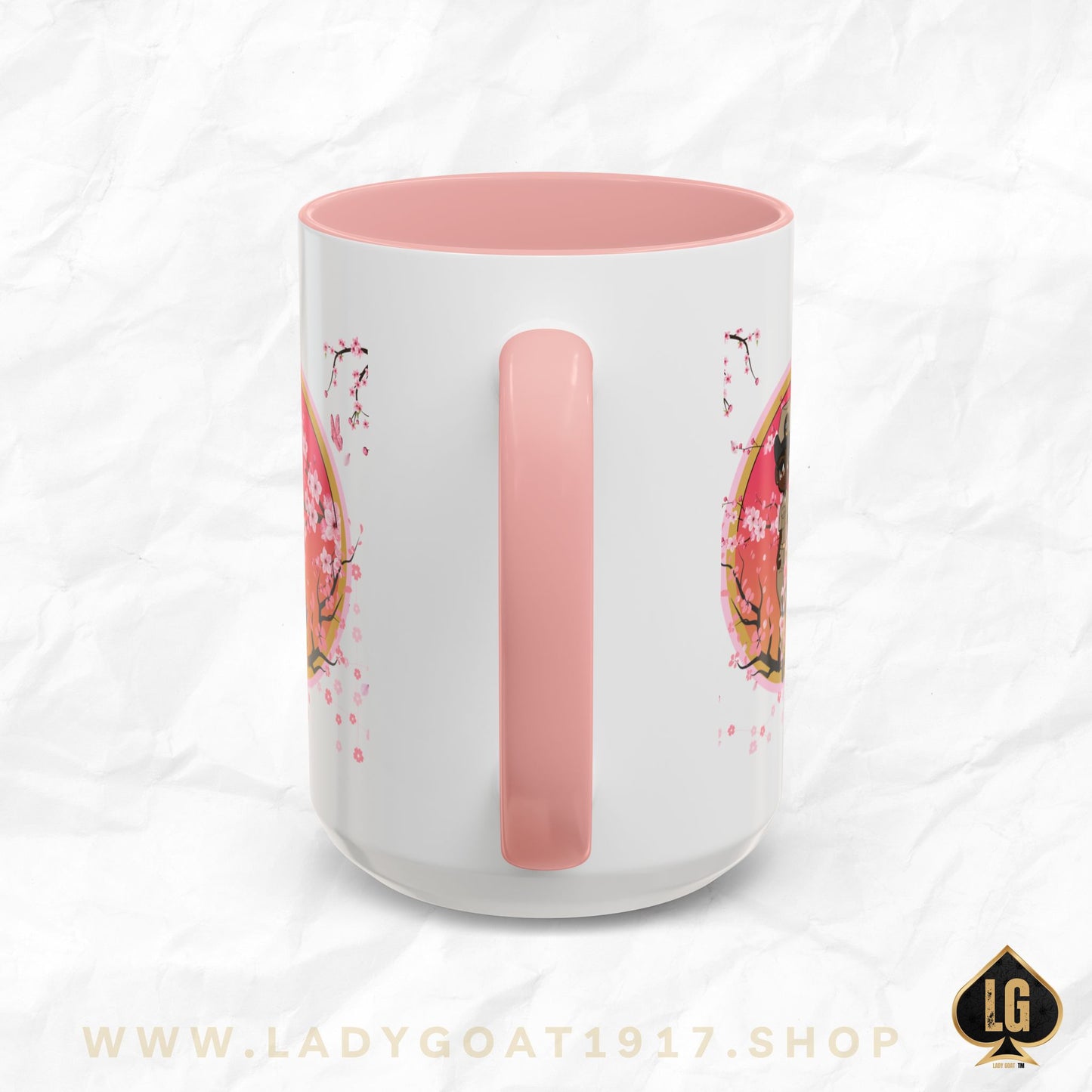 V2 Blossom Accent Coffee Mug 15oz