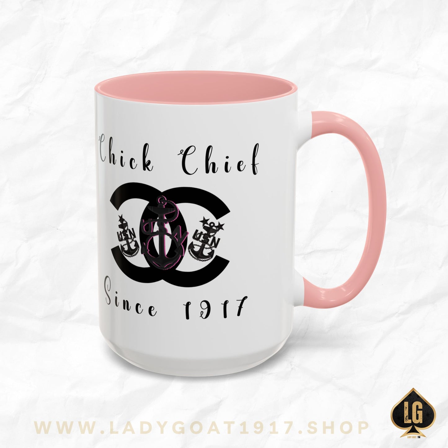 Chick Chief P!NK Accent Coffee Mug 15oz