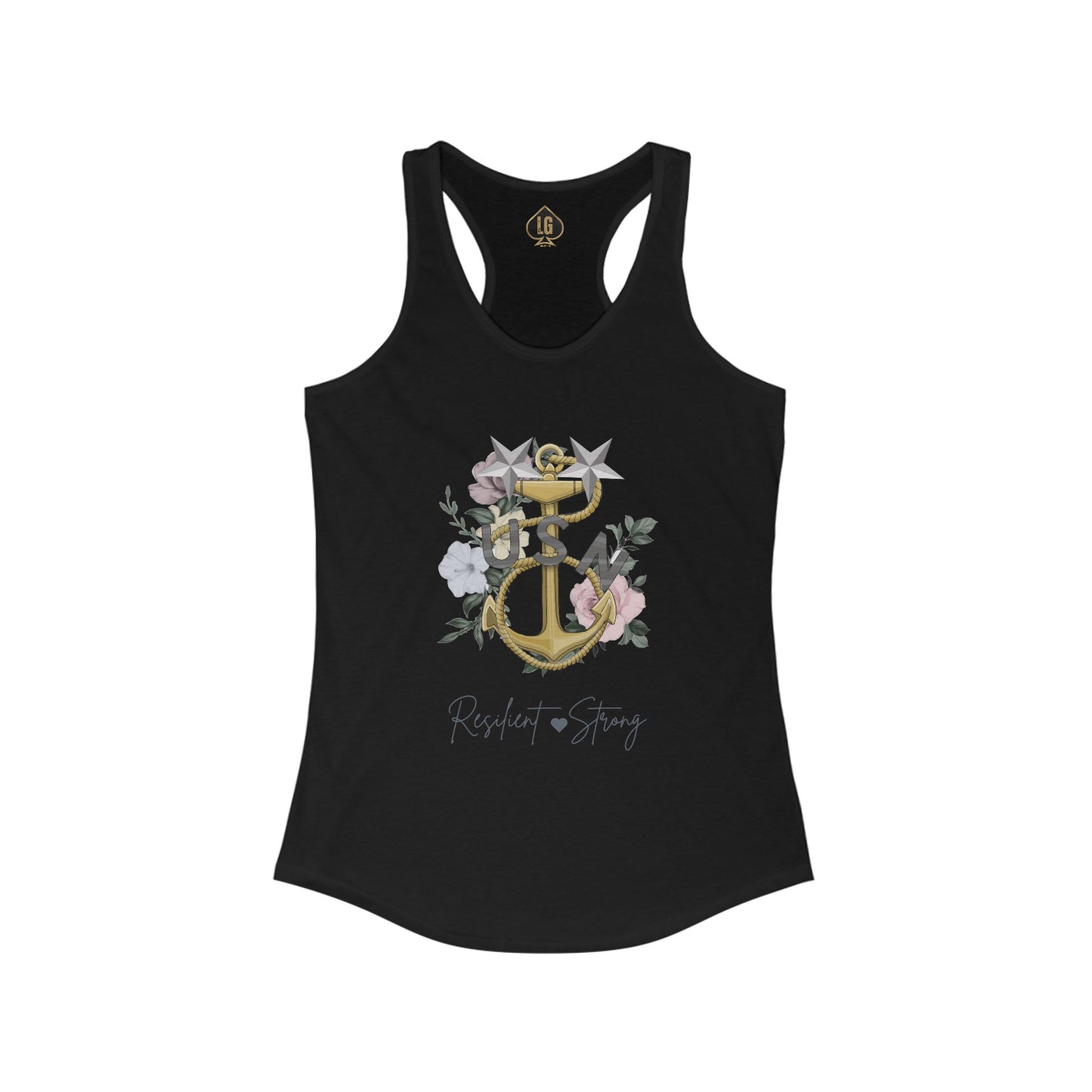 Resilient and Strong V9 Women's Ideal Racerback Tank