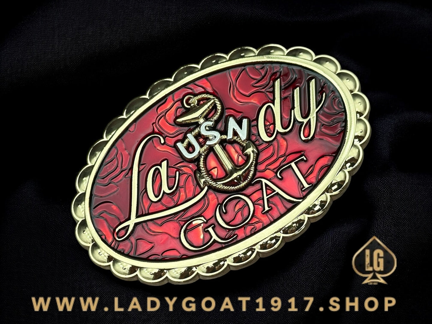 Lady Goat CPO Belt Buckle 25"❤️ PRE-SALE