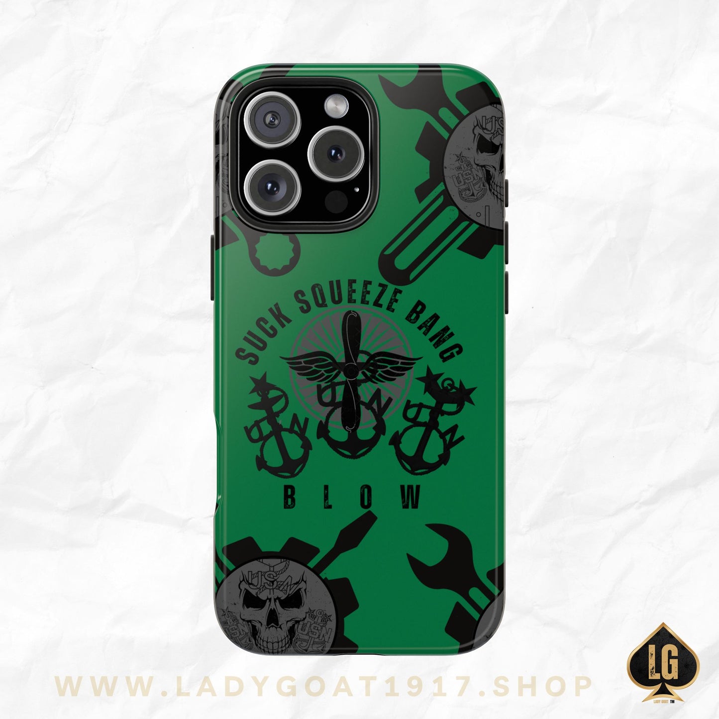 AD Mech Goat Tough Phone Cases