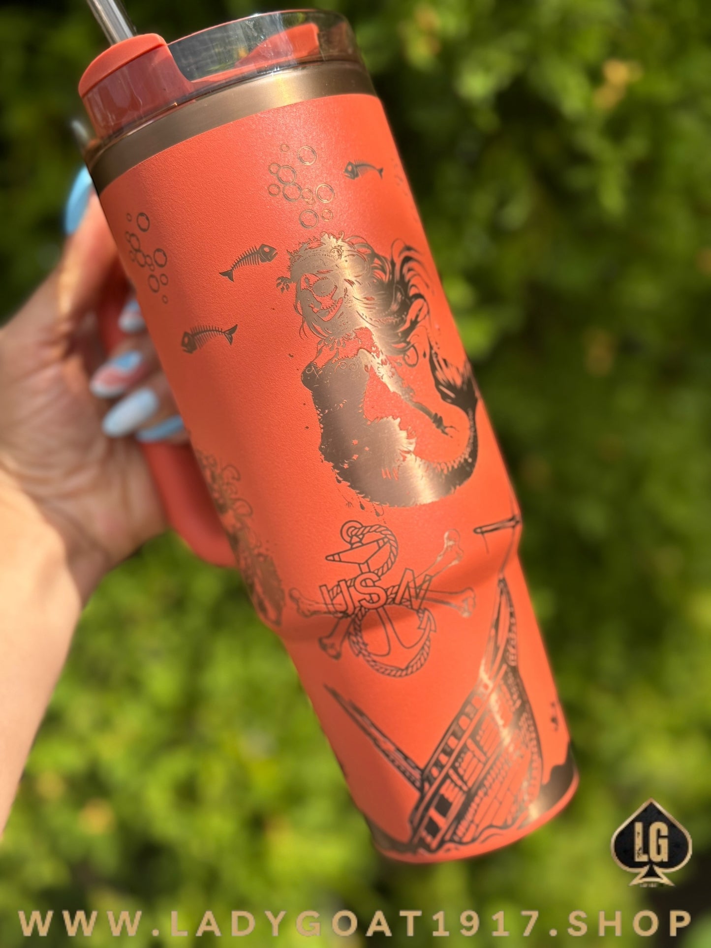 Mermaid SkullSTANLEY 30oz Tumbler Limited