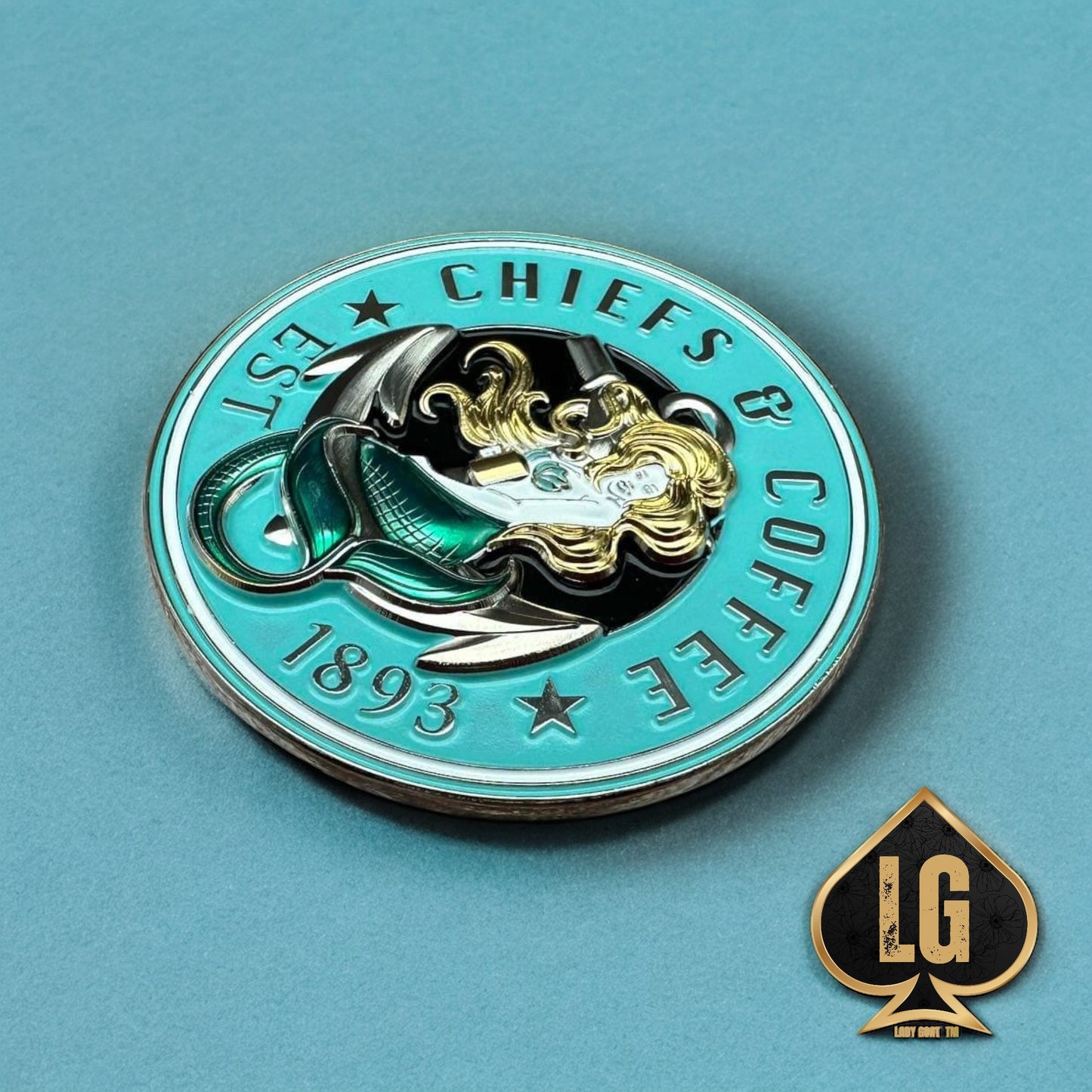 Chiefs and Coffee Challenge Coin