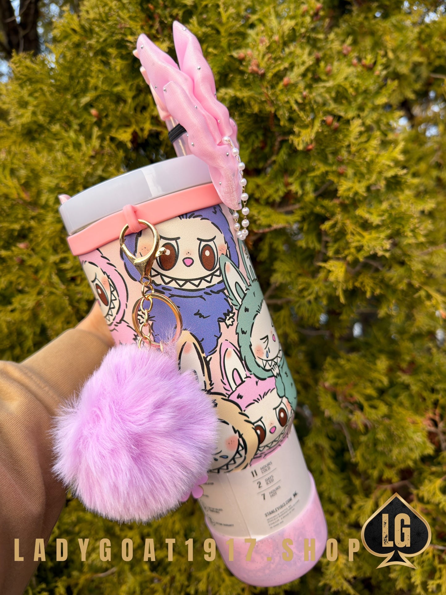 LaBuBu 40 oz Tumbler W/ Accessories