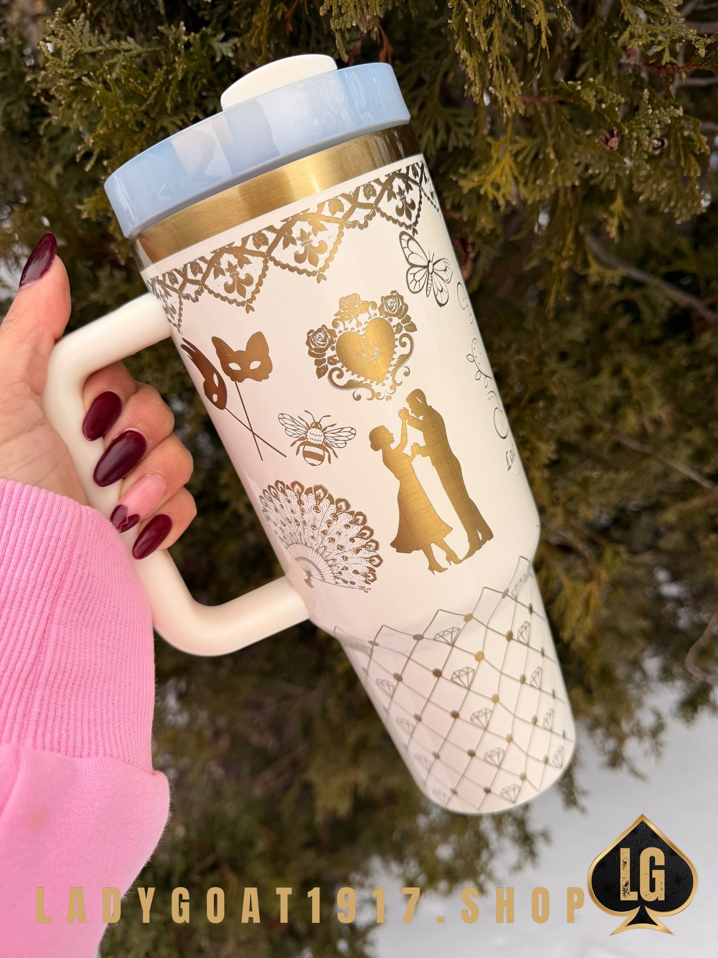 Green S4 Bridgerton 40 oz Tumbler W/ Accessories