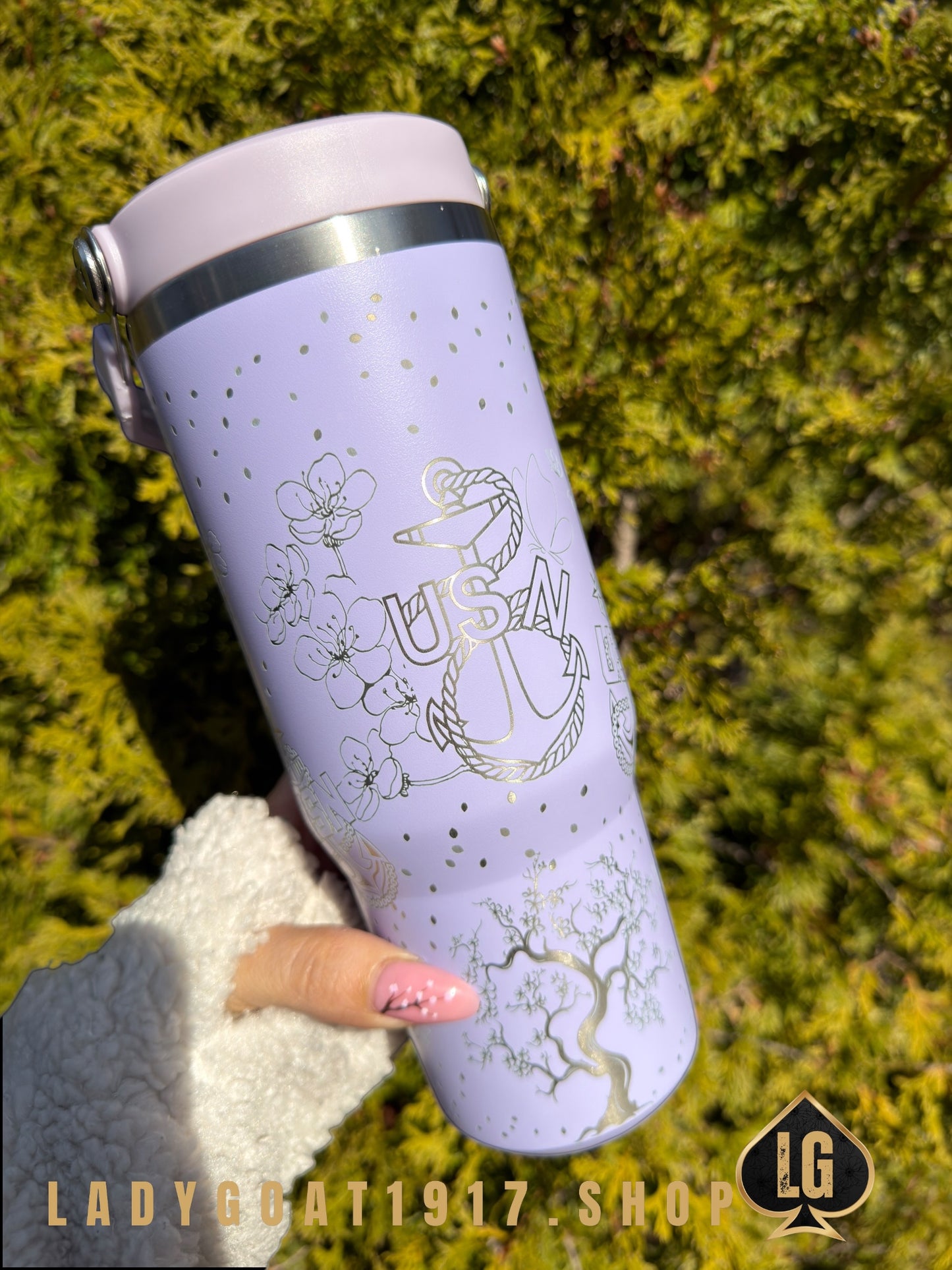 Blossom Water Bottle 30oz Tumbler