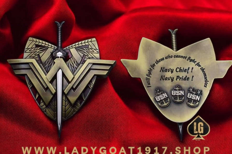 WW Shield Challenge Coin 20”