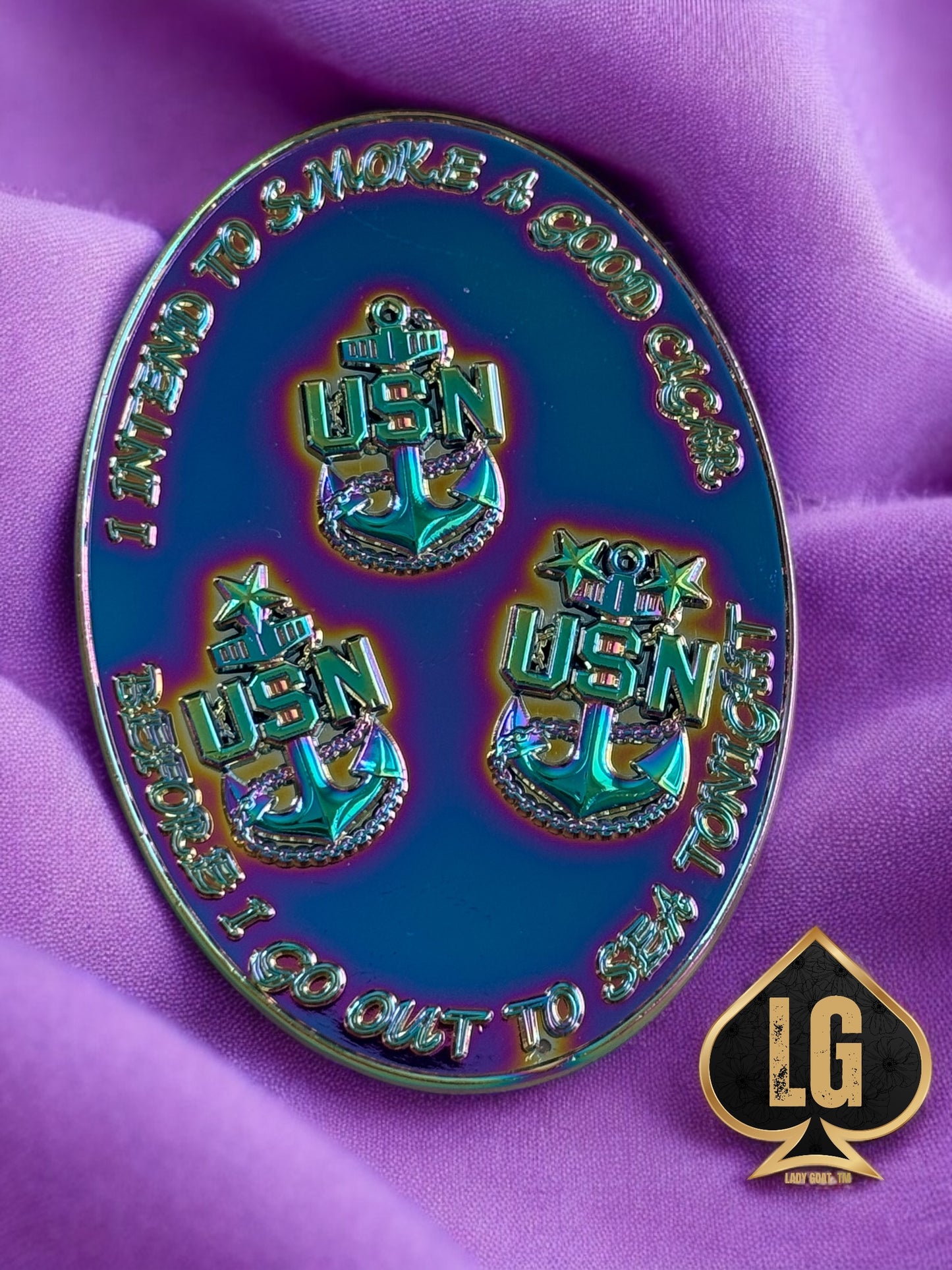 OD Chiefs and Cigars Challenge Coin 24”