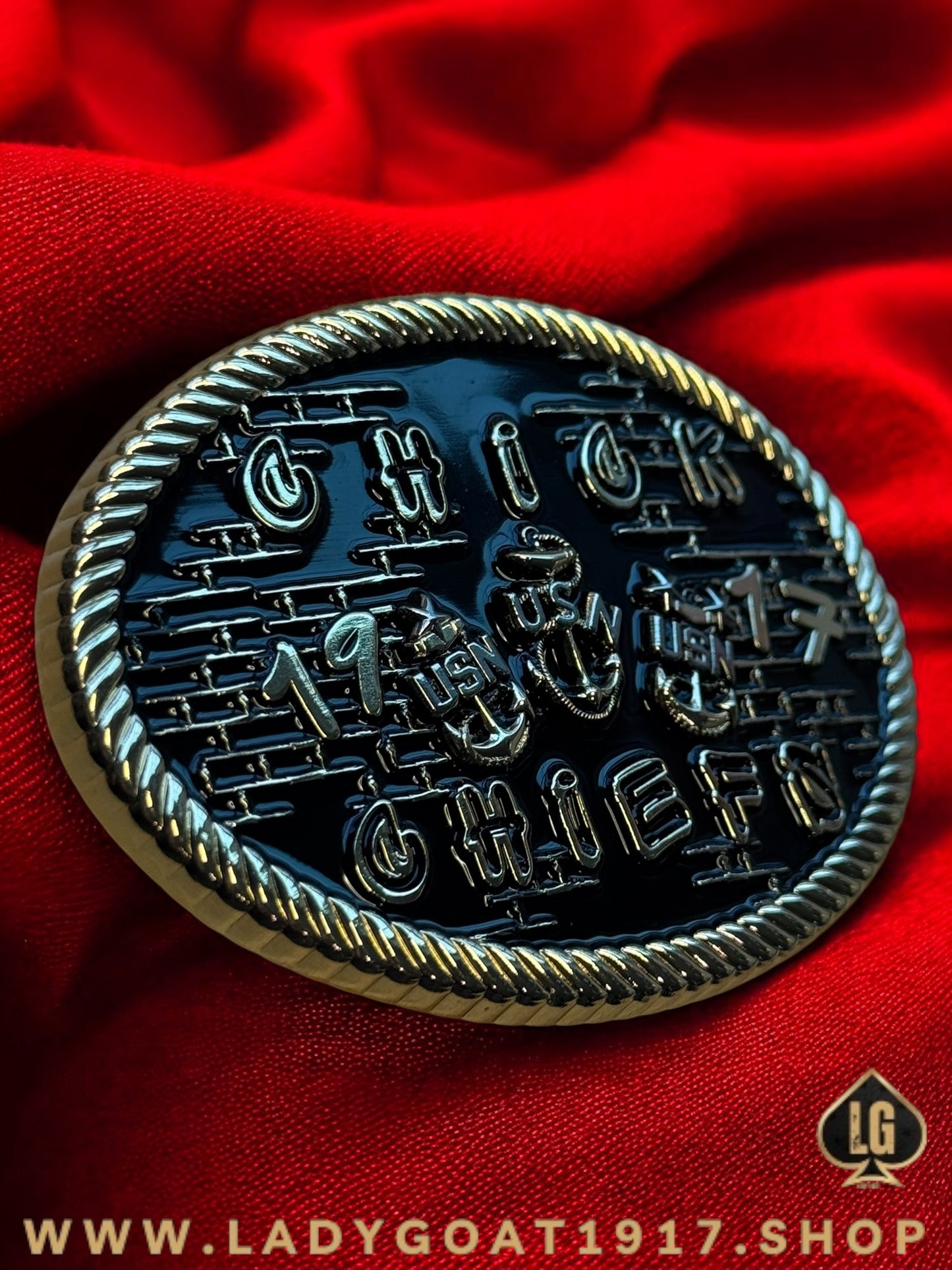 Chick Chief Belt Buckle 25"