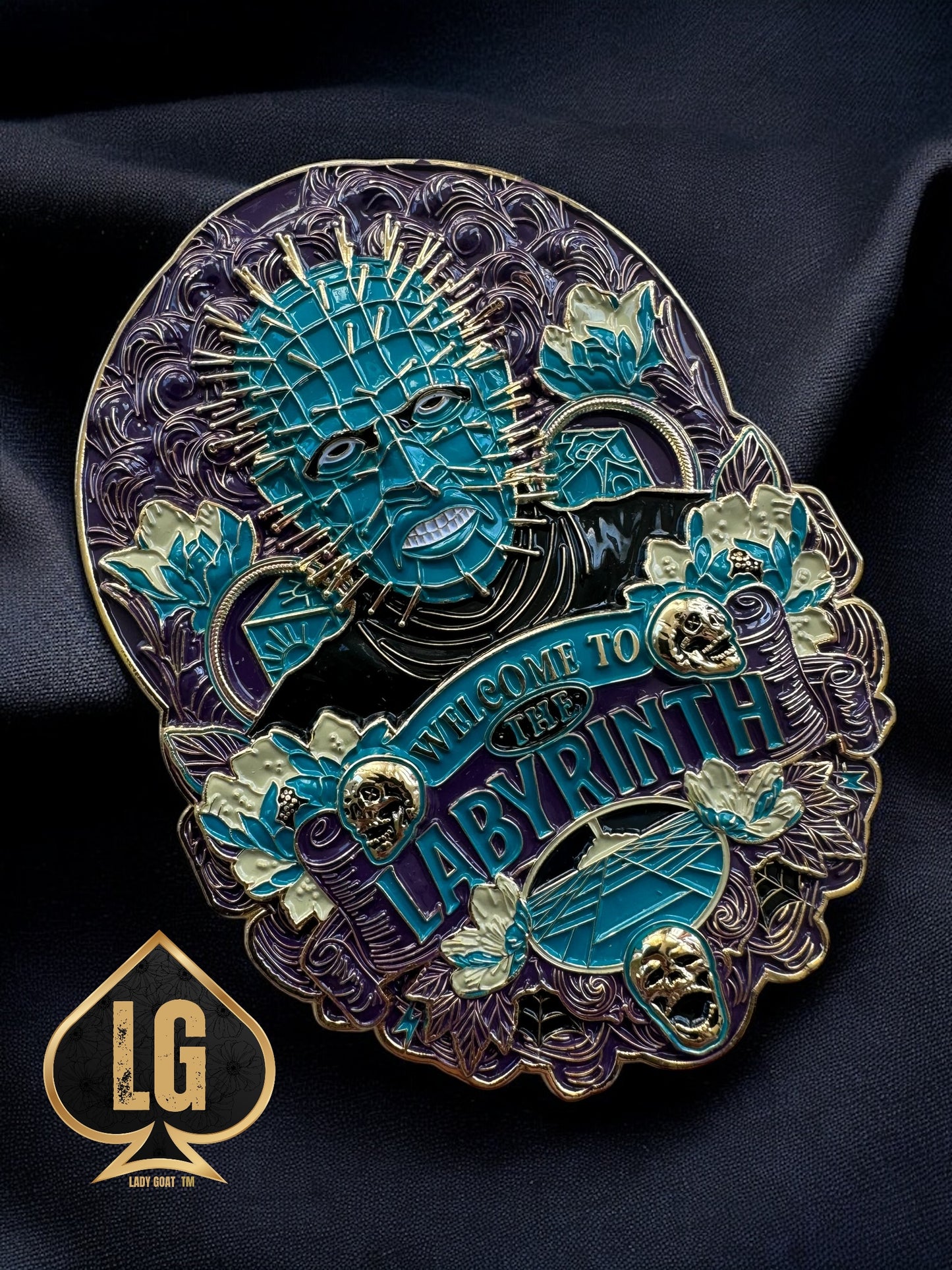 Hellraiser Horror Challenge Coin 22”