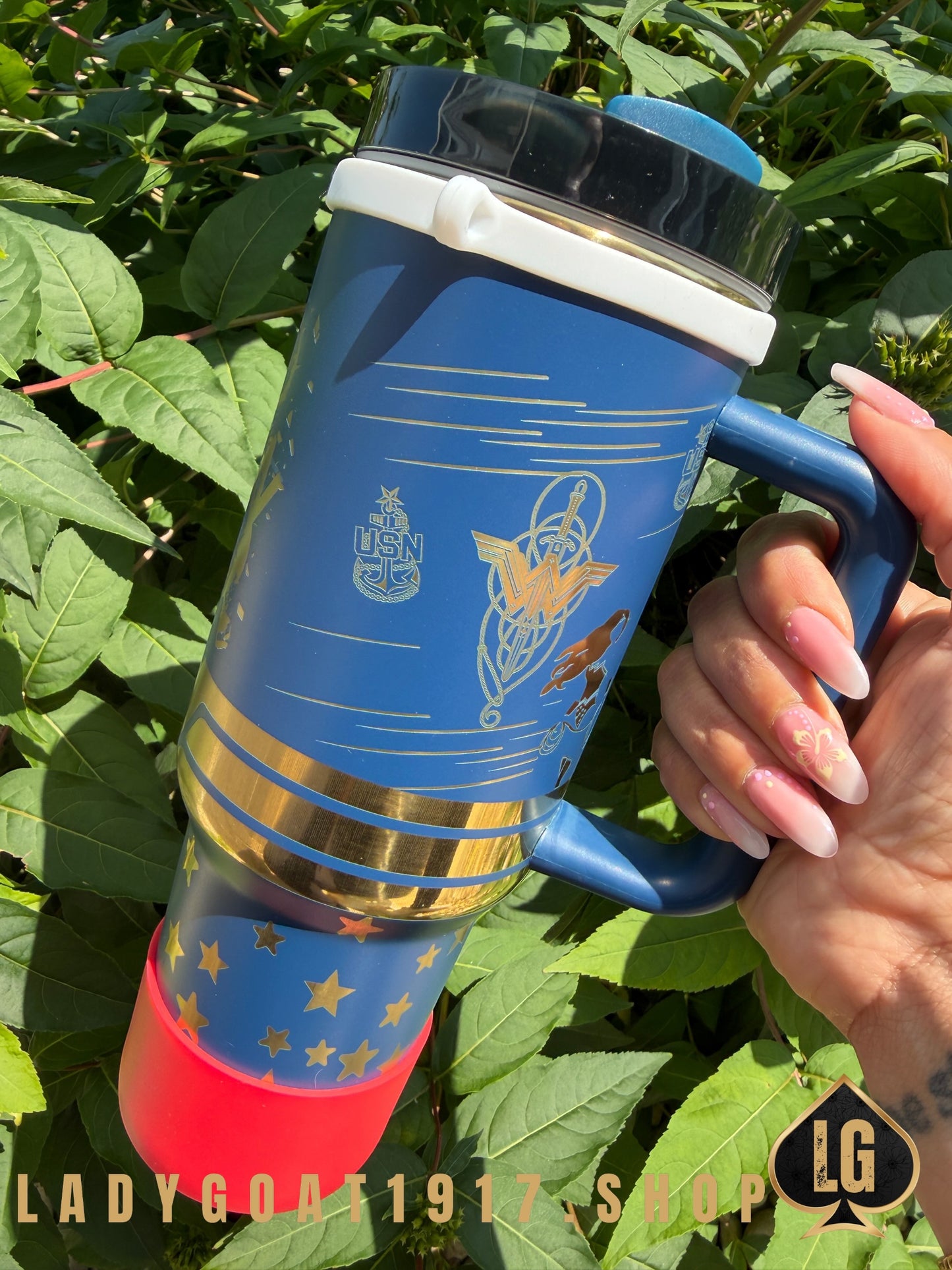 WW 40oz Lux Tumbler Blue w/Accesories 💙