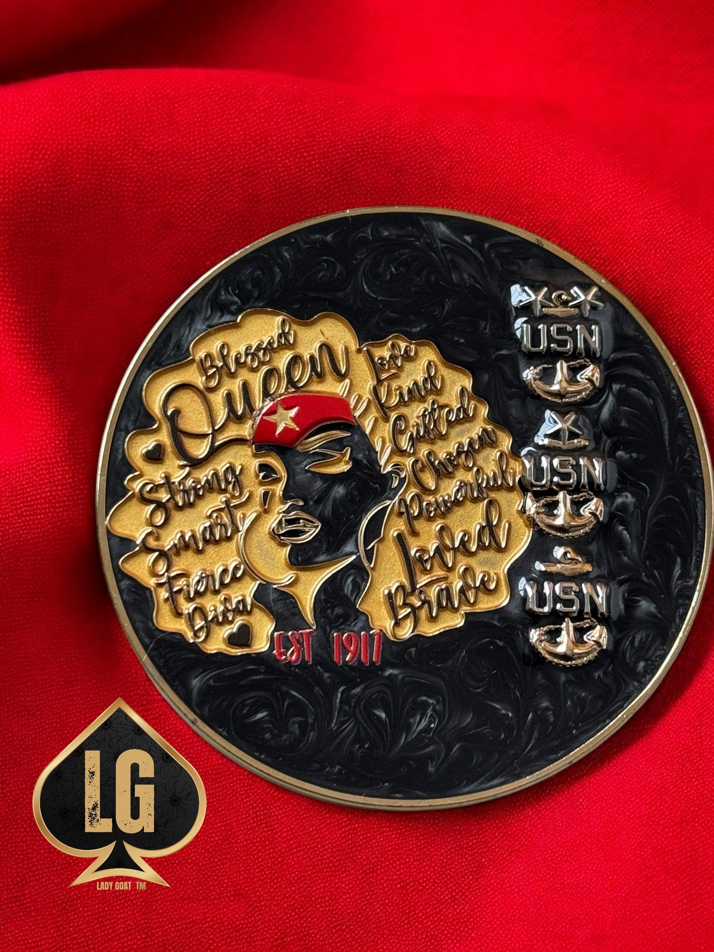 WW OG Diva Gold Challenge Coin 25”