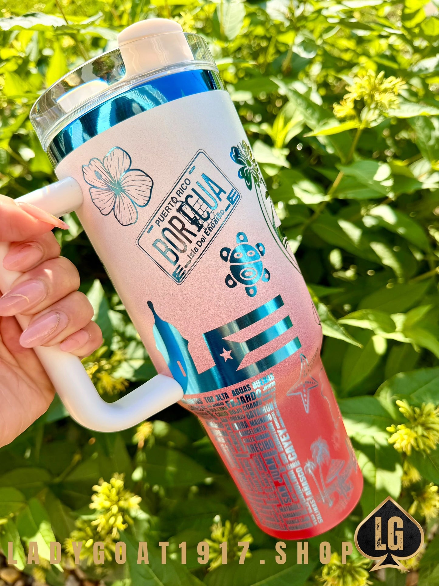 PR RWB 🇵🇷 40 oz Tumbler PRE-SALE JUL 30
