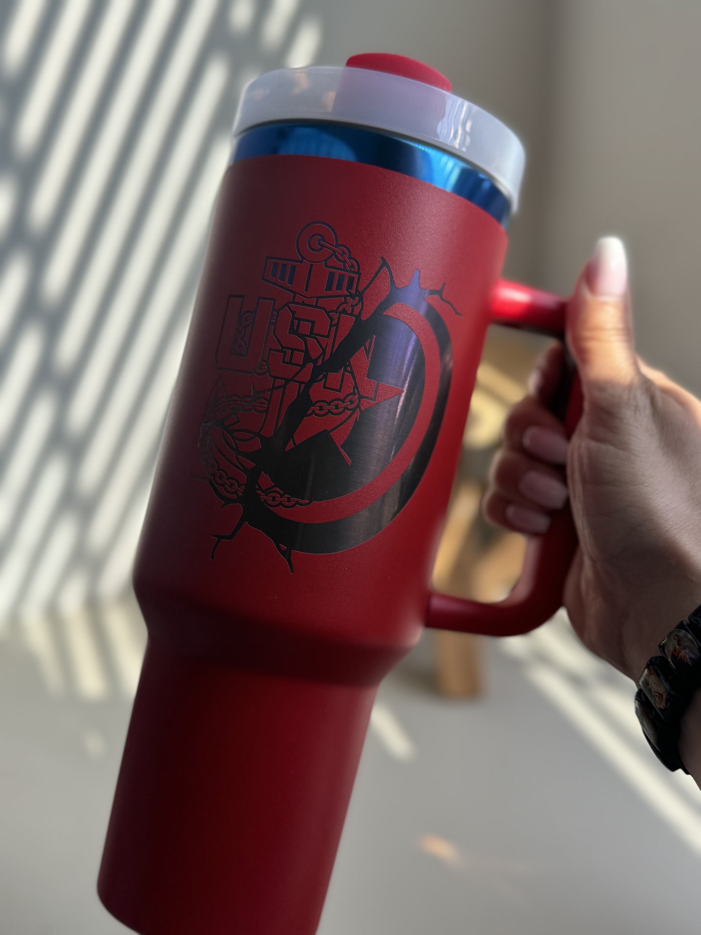 America Red 40oz Tumbler
