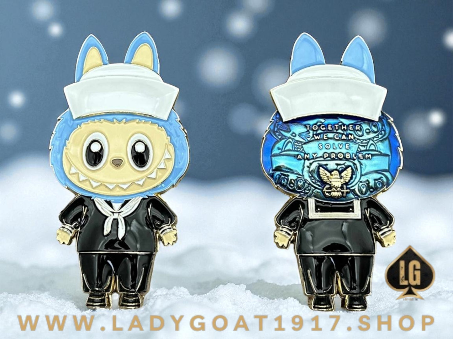 LaSailor Challenge Coin 25”PRE-SALE****Blue Blues