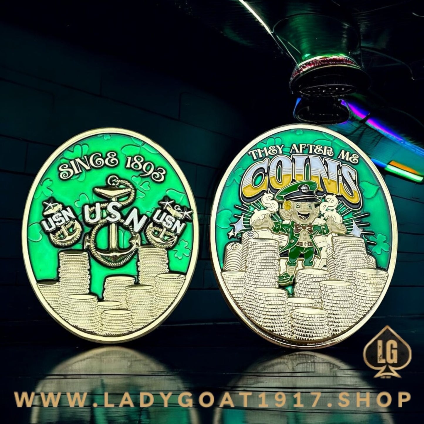 After me Coins Challenge Coin 25”