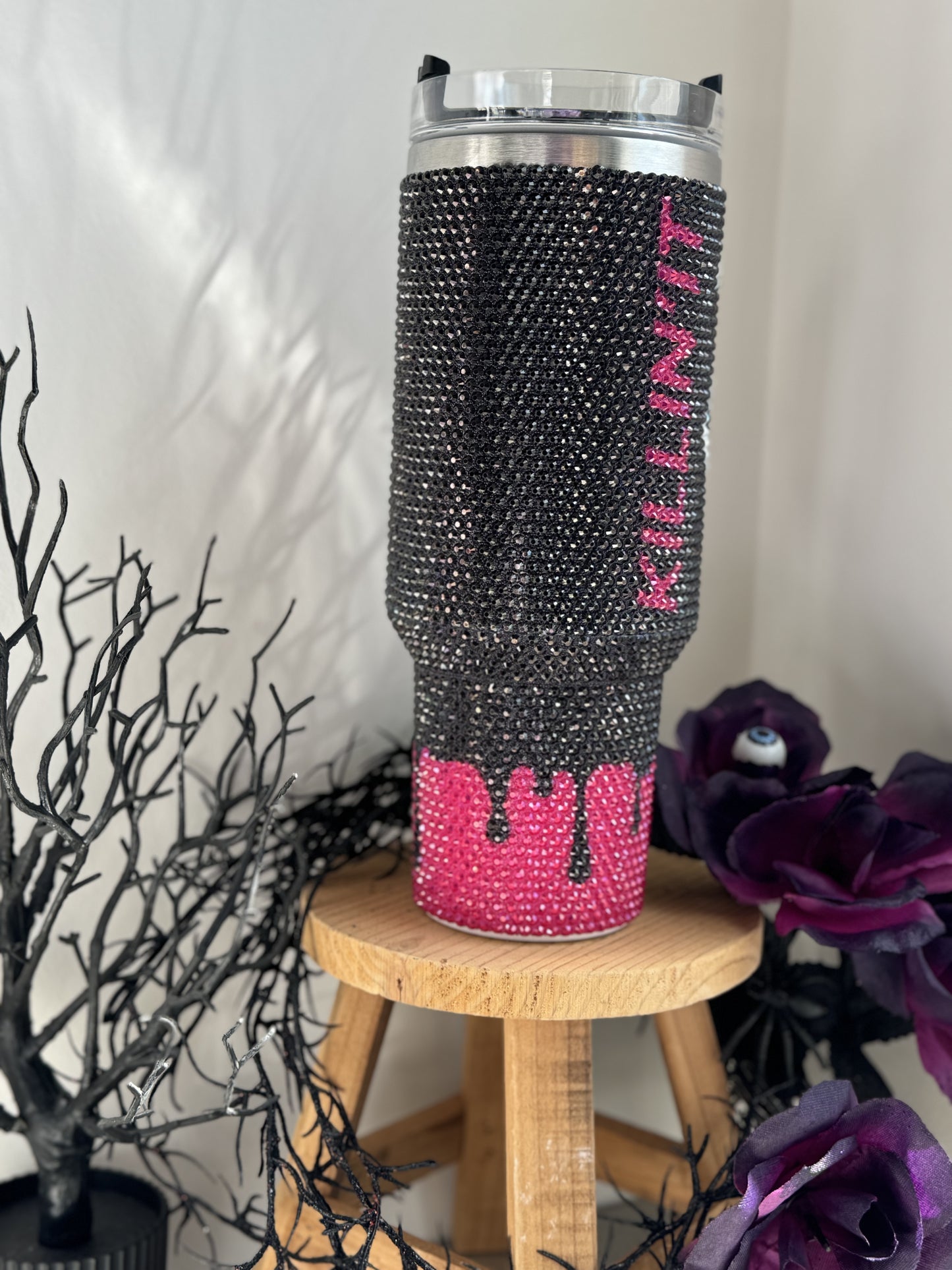 LG Ghouls Scream Rhinestone 40oz