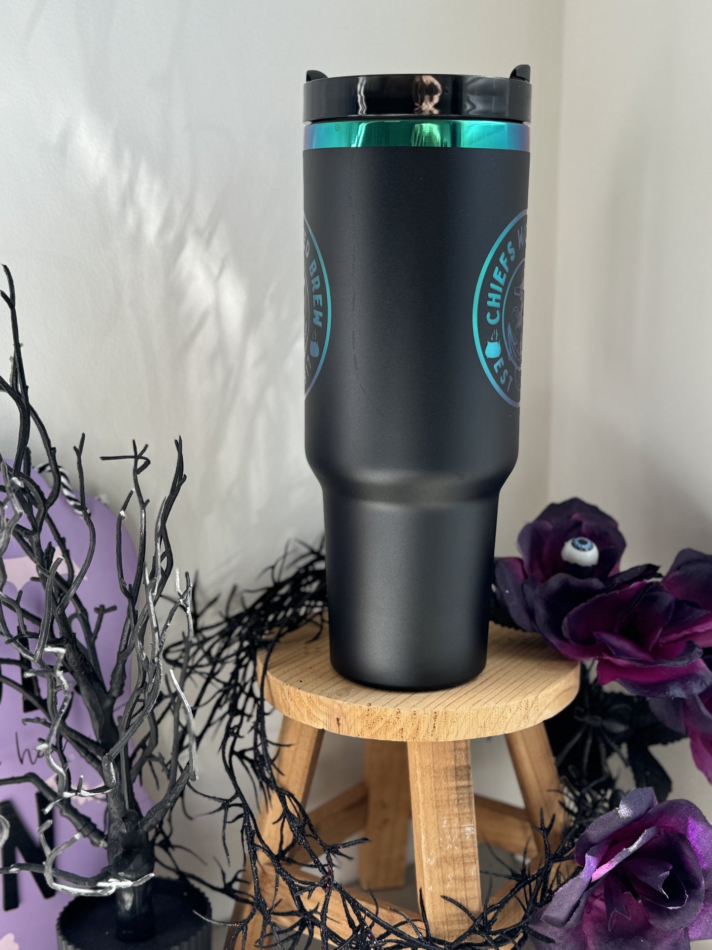 Engraved Wicked Chiief 40 oz Tumbler Limited