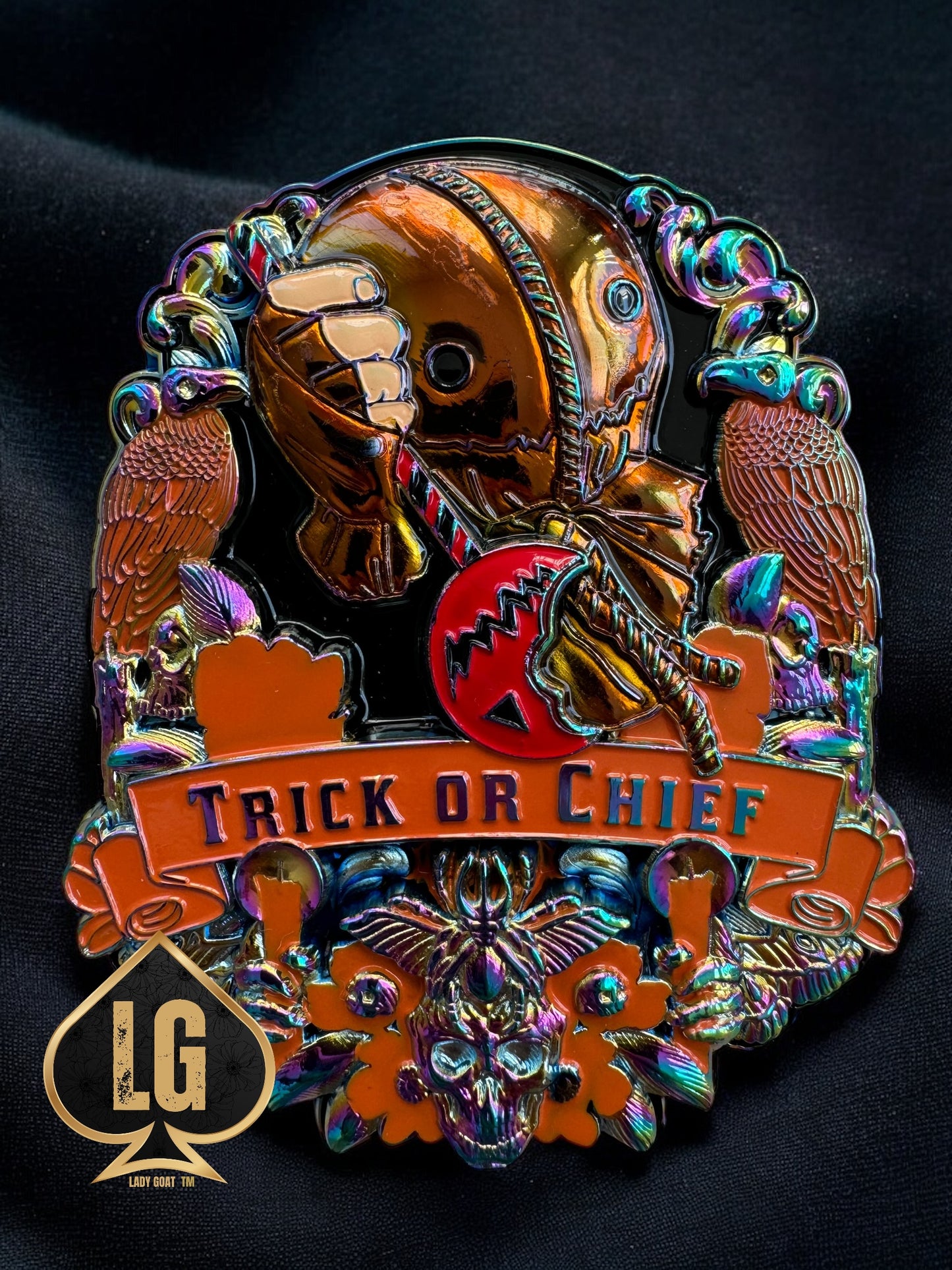 Trick or Chief Horror Challenge Coin 21”
