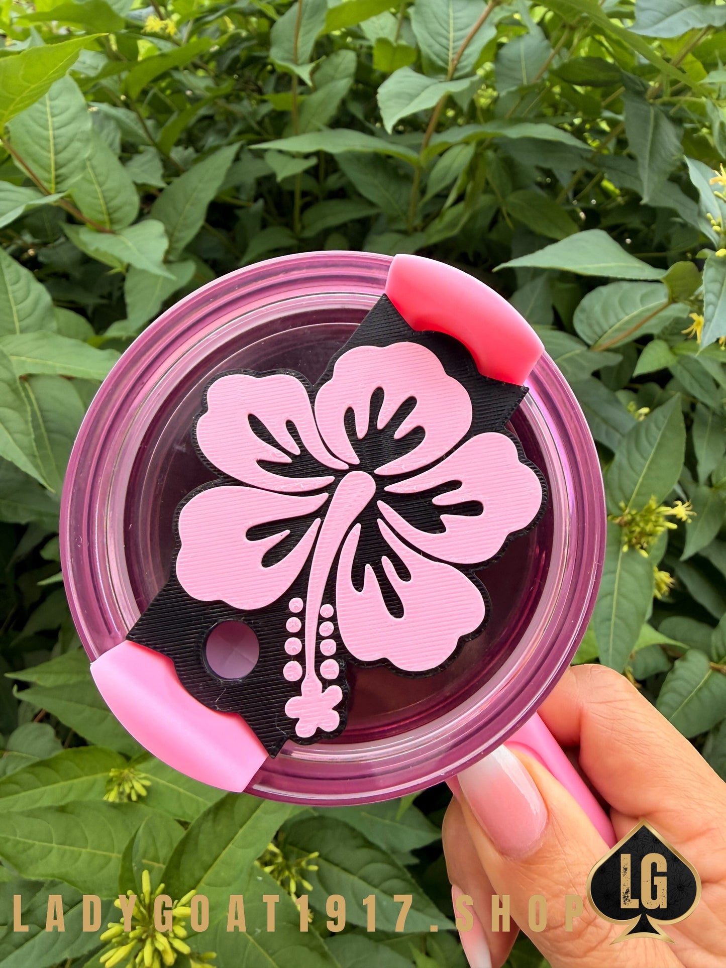 PR 💞🖤 40 oz Tumbler PINK