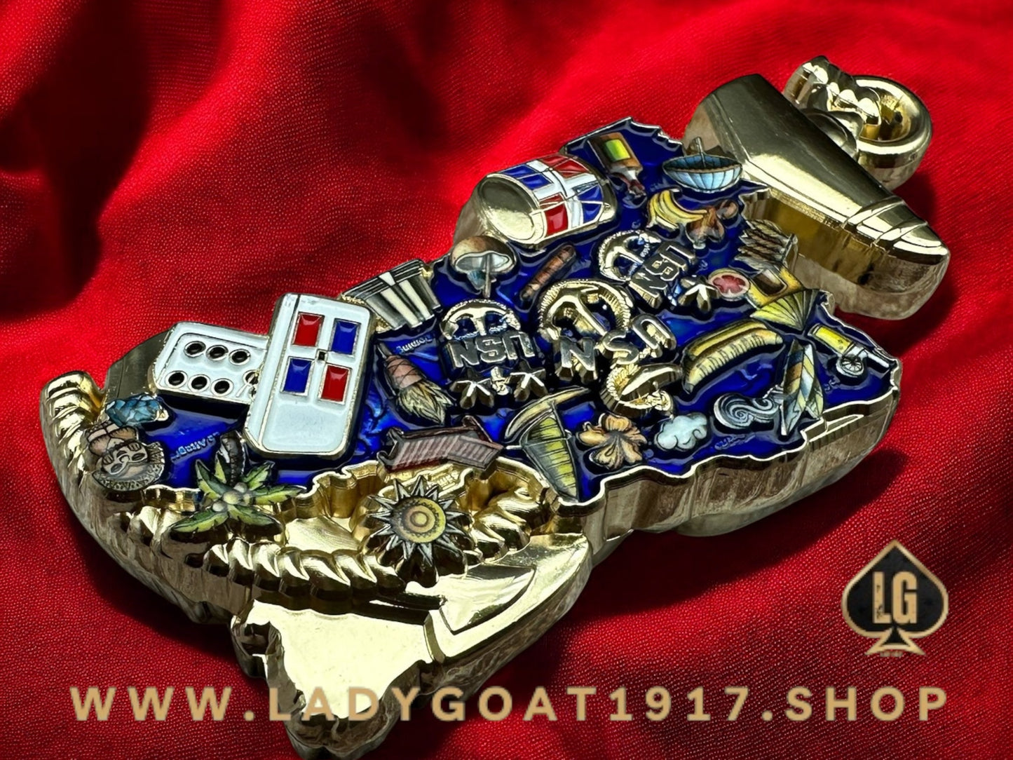 DR  🇩🇴 Goat Challenge Coin 25”