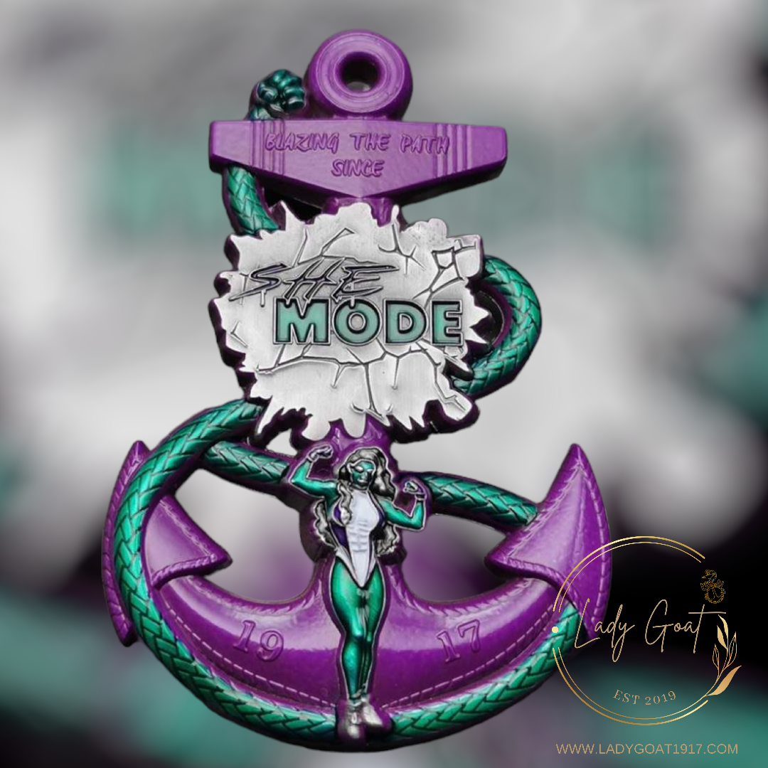 She Mode 💚👊🏽💜 Coin