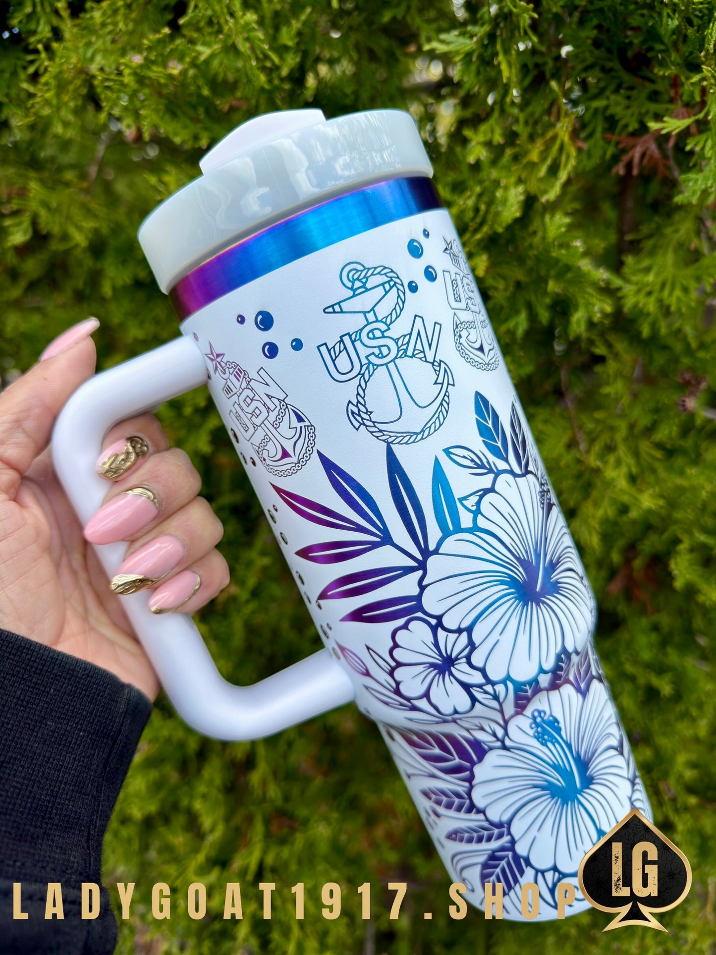 Crest of Wave White OD Tumbler Limited