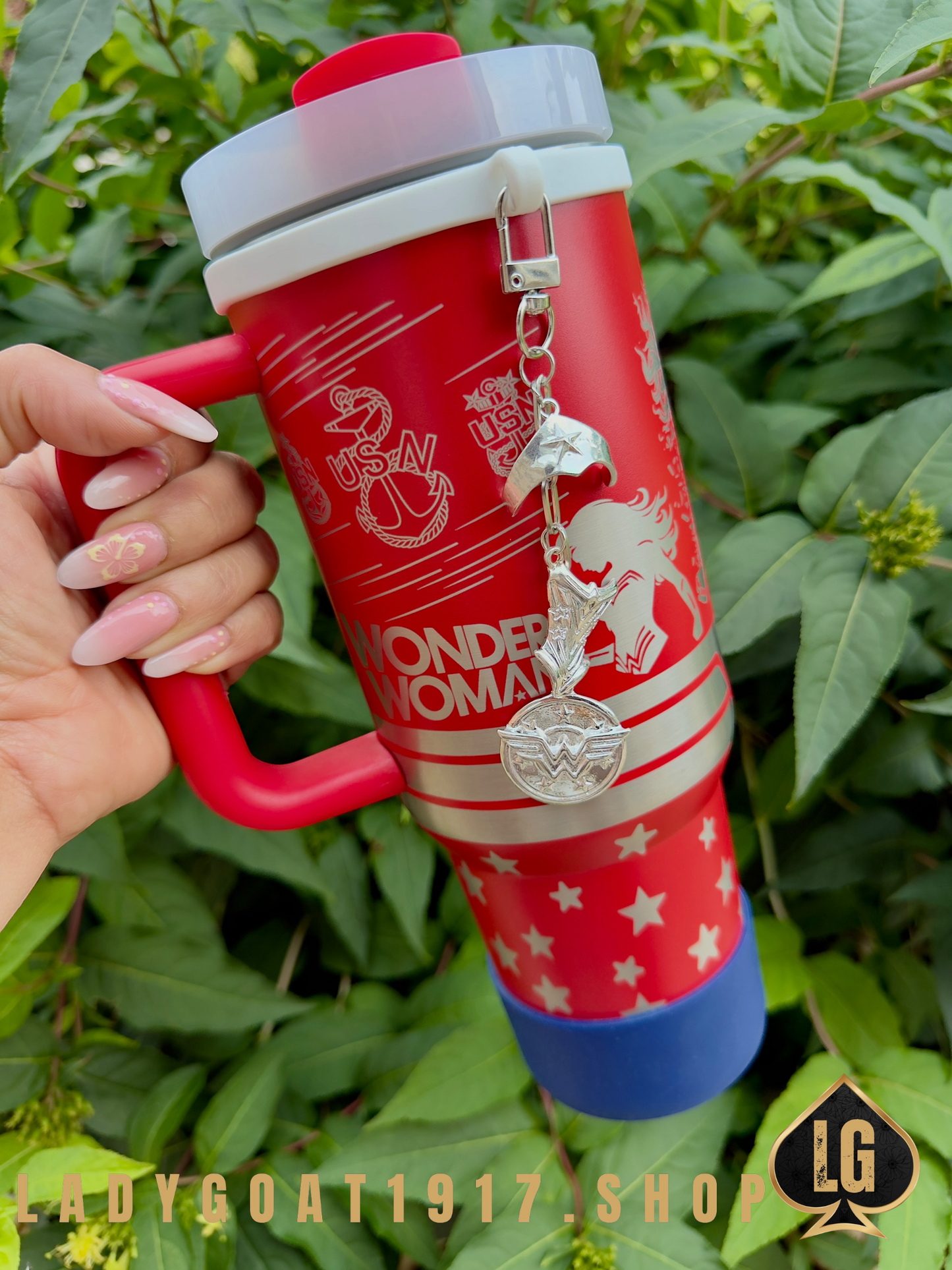 WW 40oz Lux Tumbler Red w/Accesories ❤️ Silver