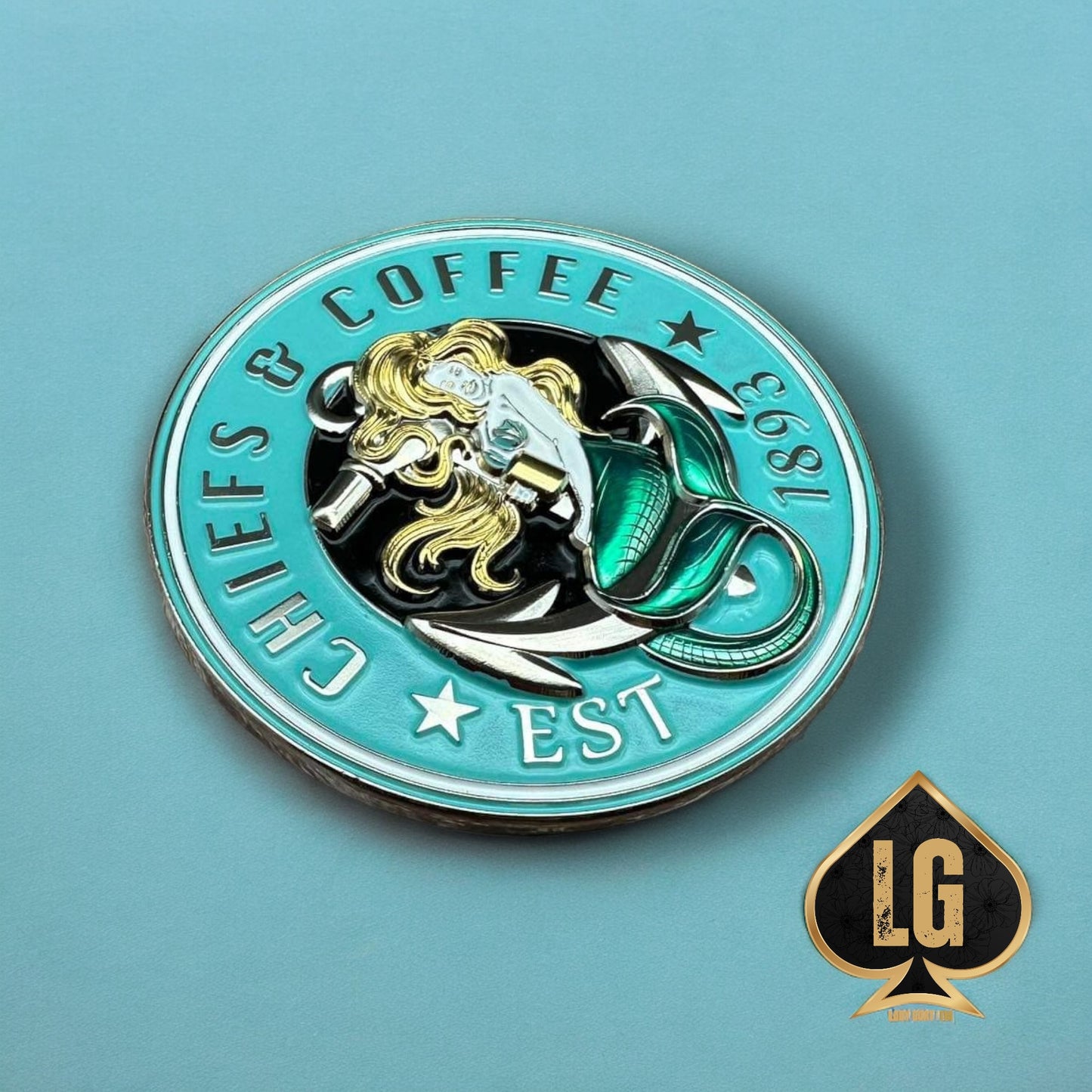 Chiefs and Coffee Challenge Coin