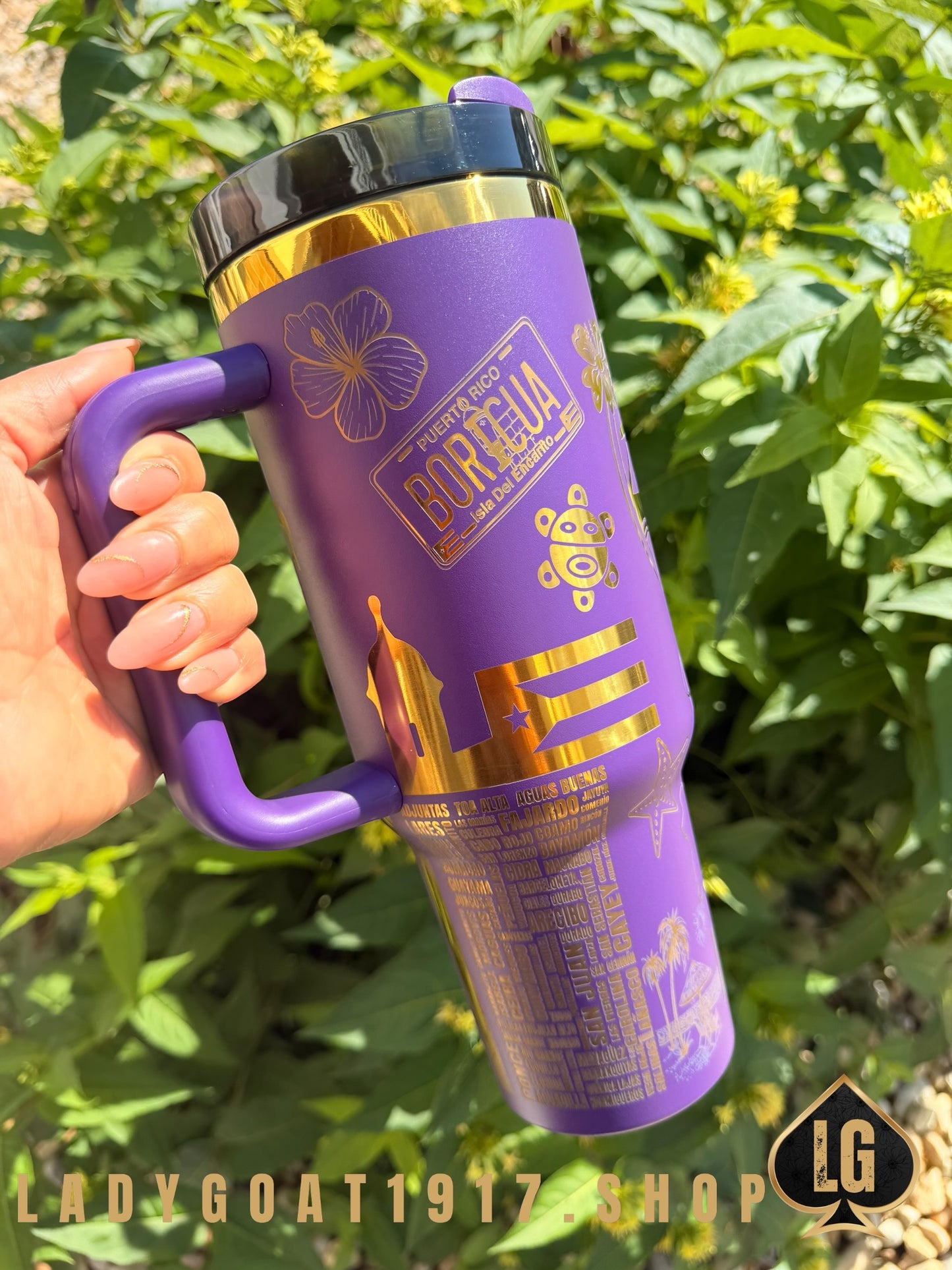 PR 💜 🇵🇷 40 oz Tumbler
