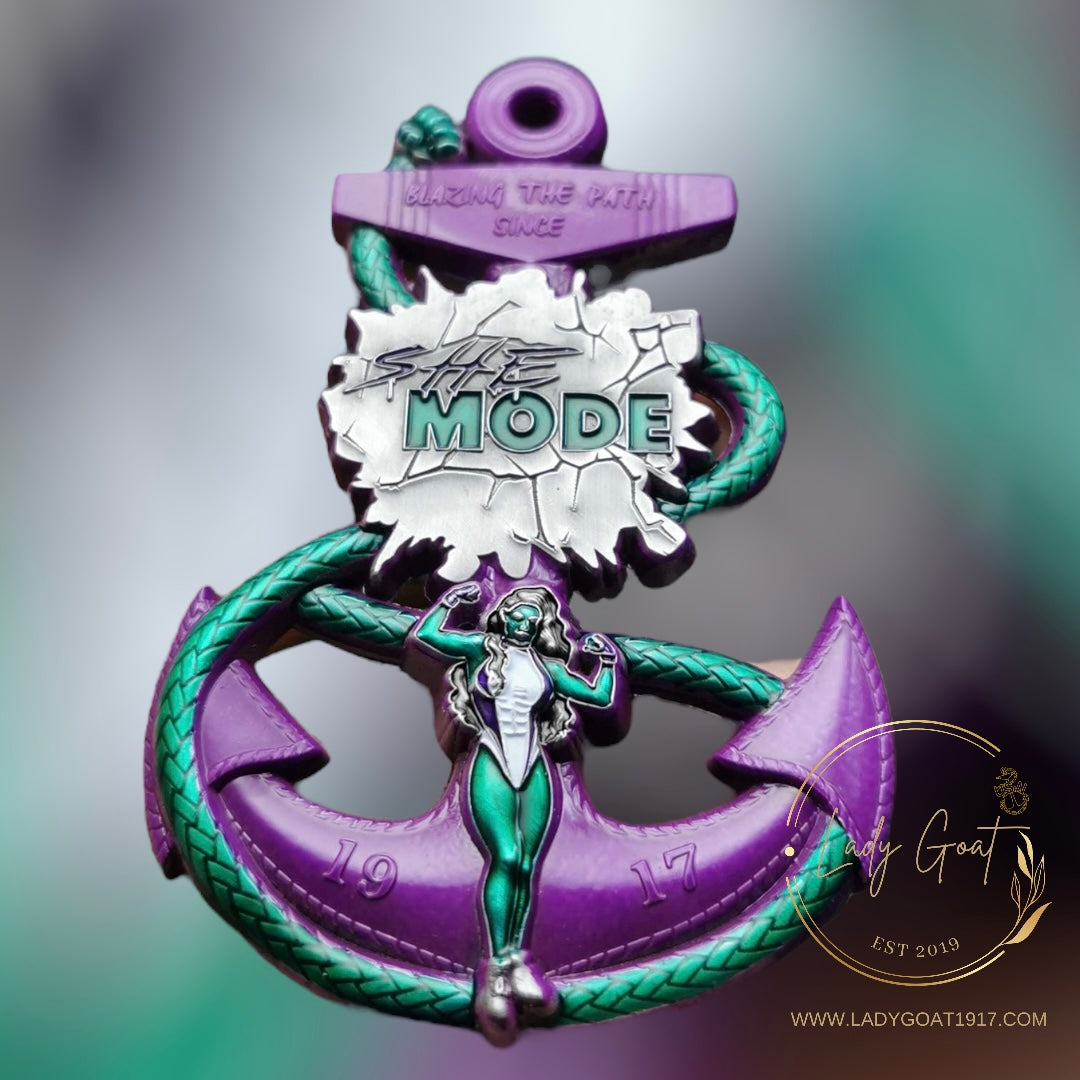 She Mode 💚👊🏽💜 Coin